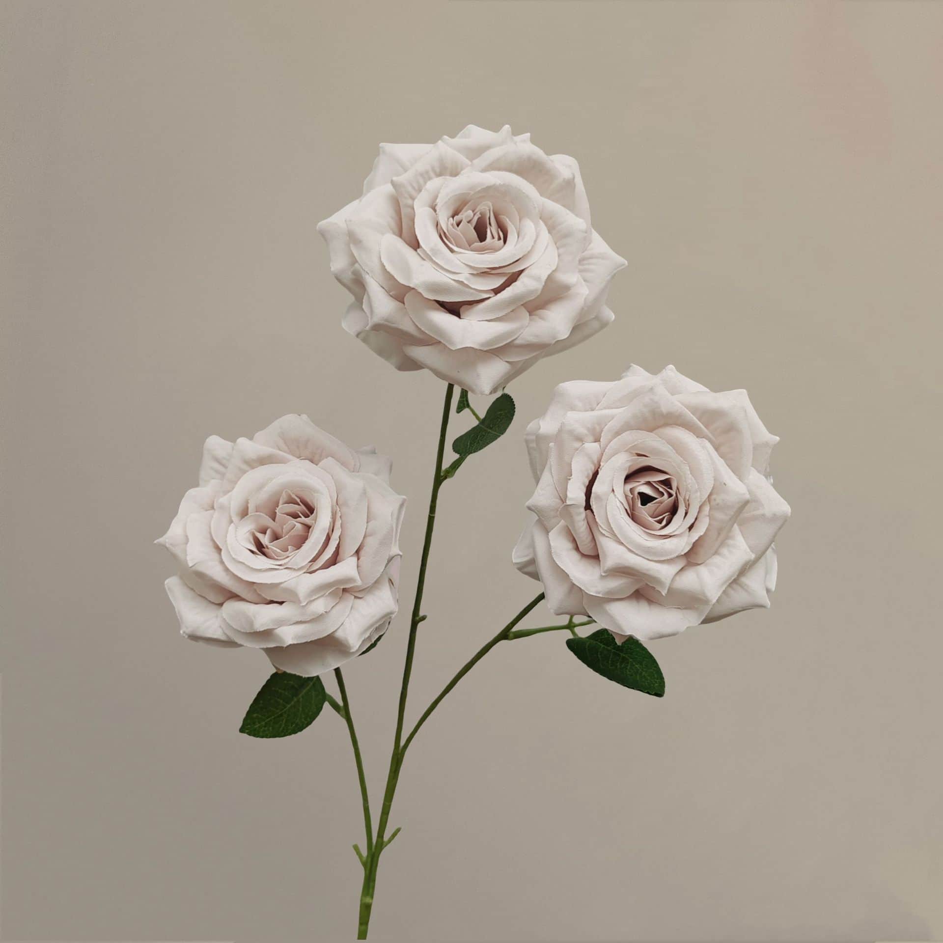 21 colors 3 heads diamond rose with leaves