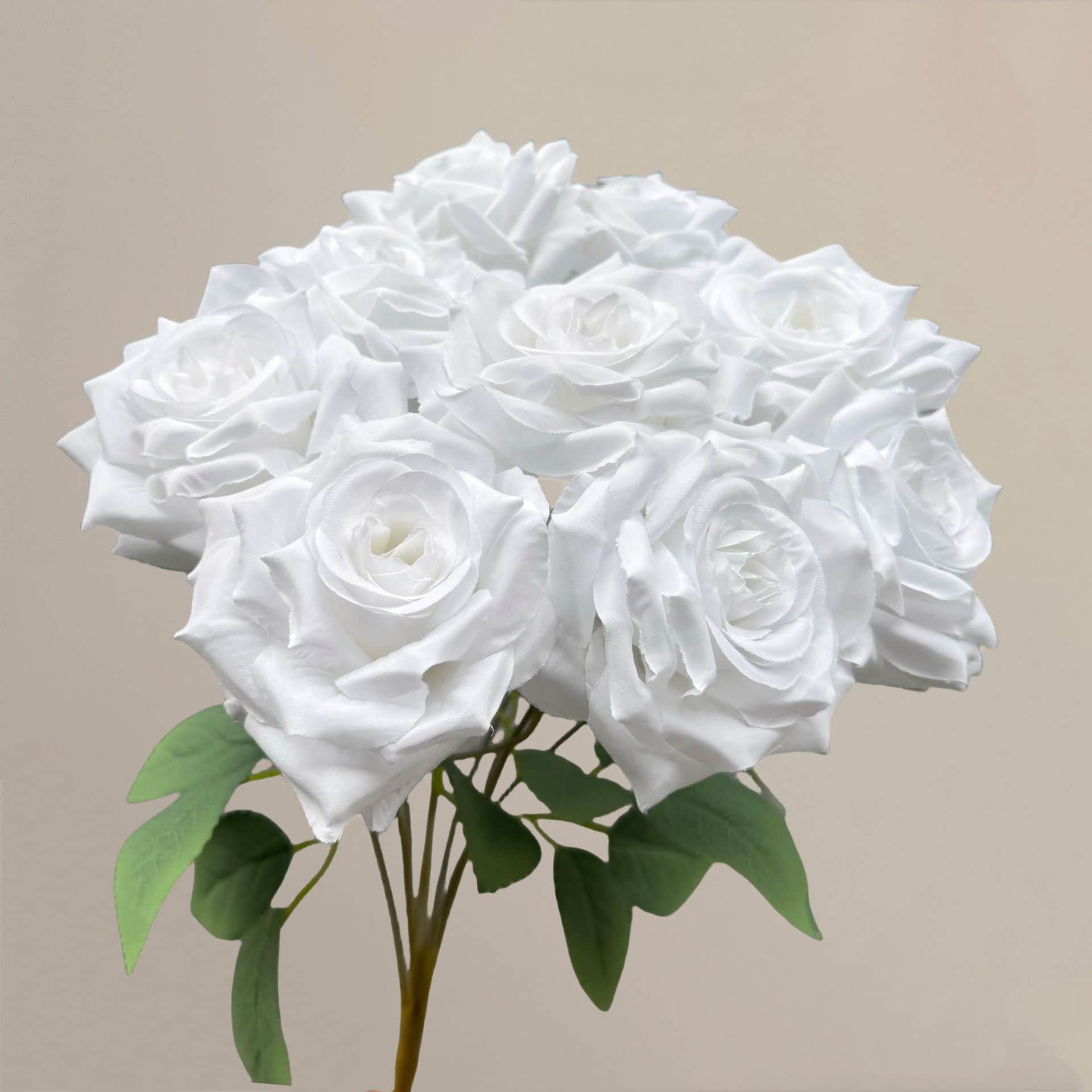 White wedding flower rose Phalaenopsis lily full of hydrangea fake flower white real flower