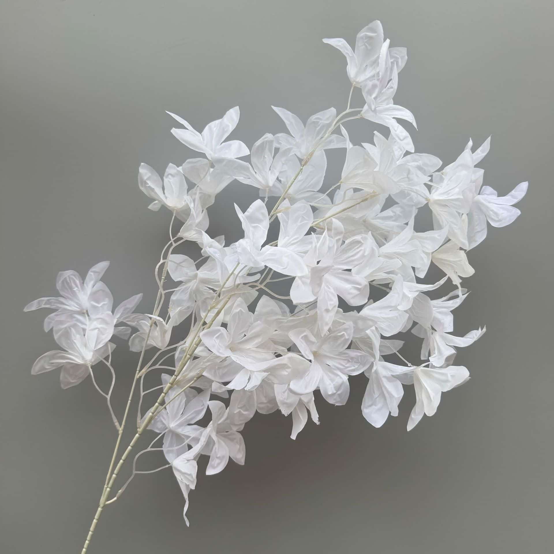 White wedding flower rose Phalaenopsis lily full of hydrangea fake flower white real flower