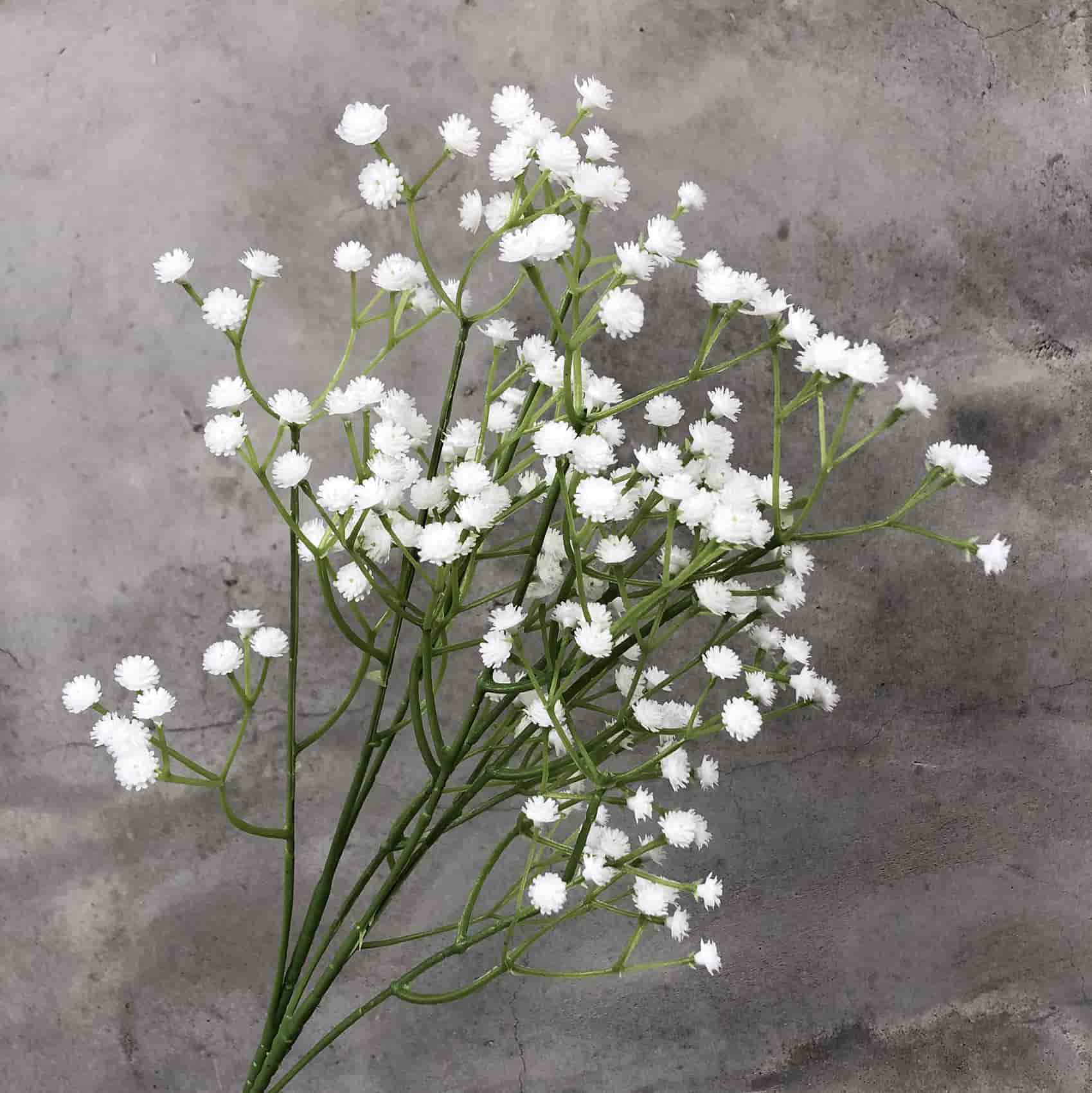 White wedding flower rose Phalaenopsis lily full of hydrangea fake flower white real flower