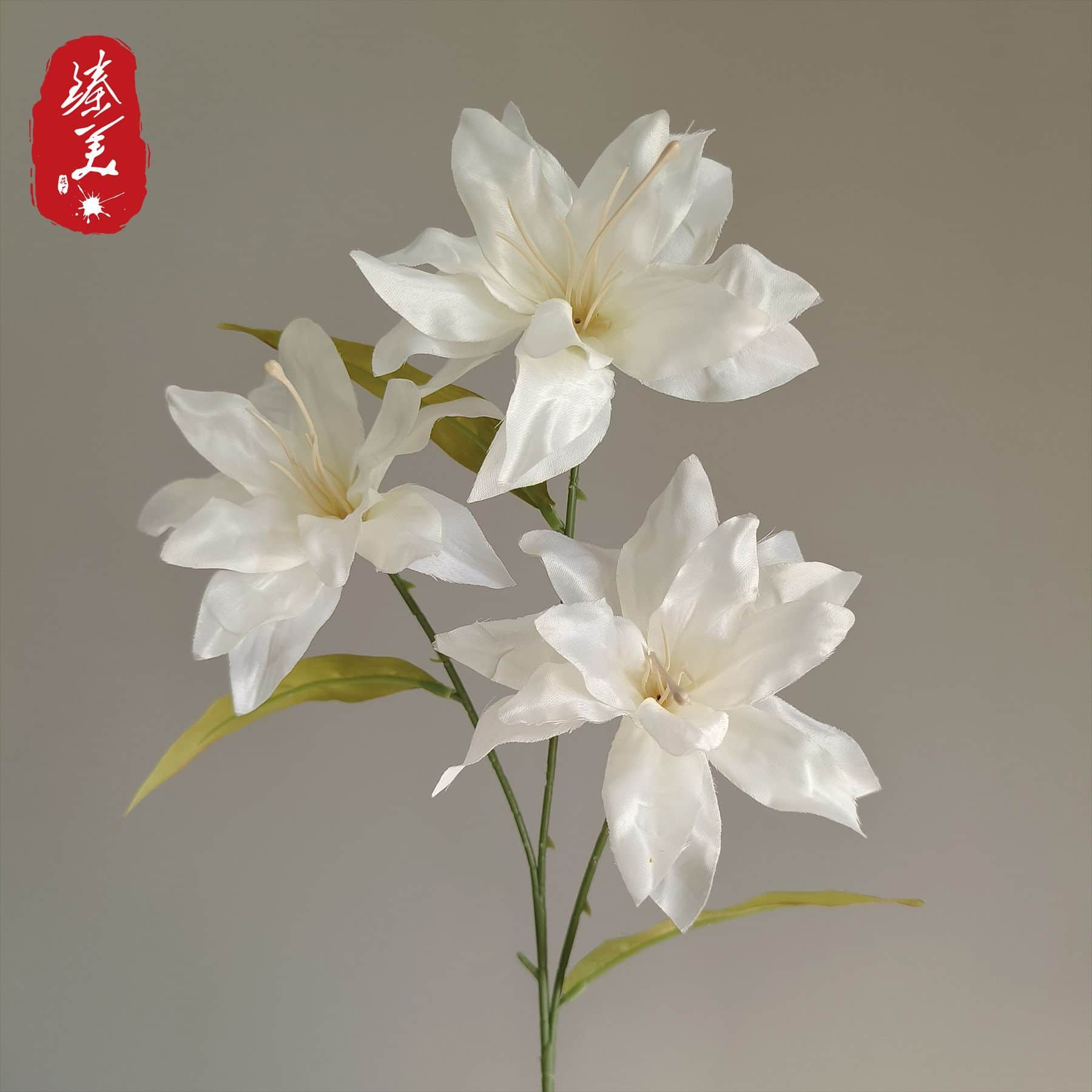 White wedding flower rose Phalaenopsis lily full of hydrangea fake flower white real flower