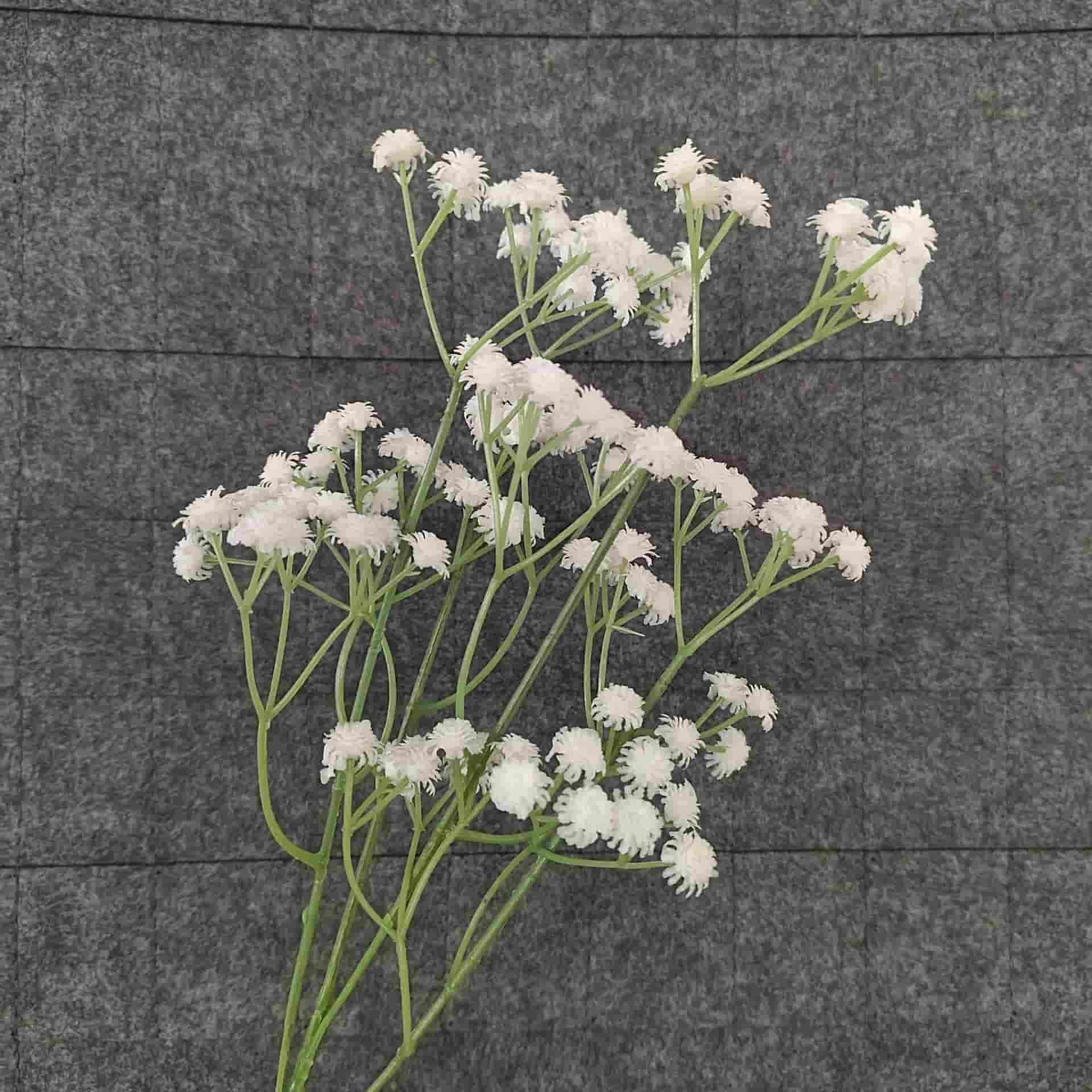 White wedding flower rose Phalaenopsis lily full of hydrangea fake flower white real flower