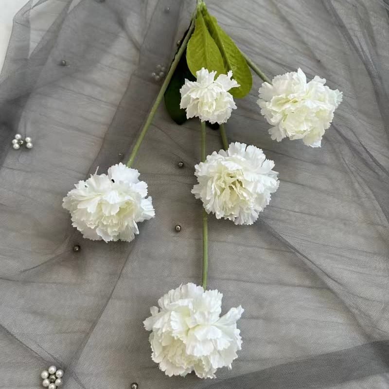 White wedding flower rose Phalaenopsis lily full of hydrangea fake flower white real flower