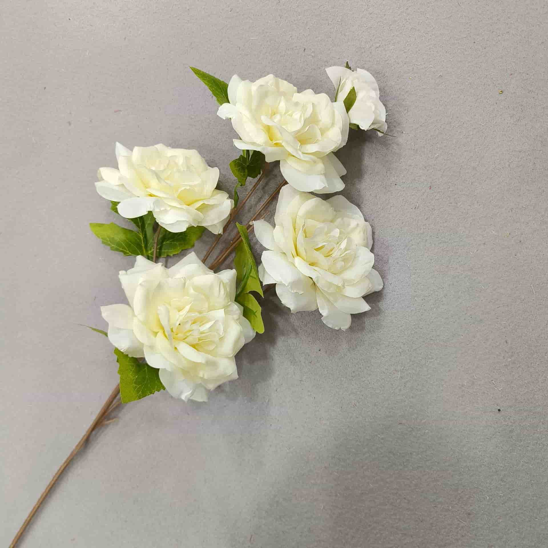 White wedding flower rose Phalaenopsis lily full of hydrangea fake flower white real flower