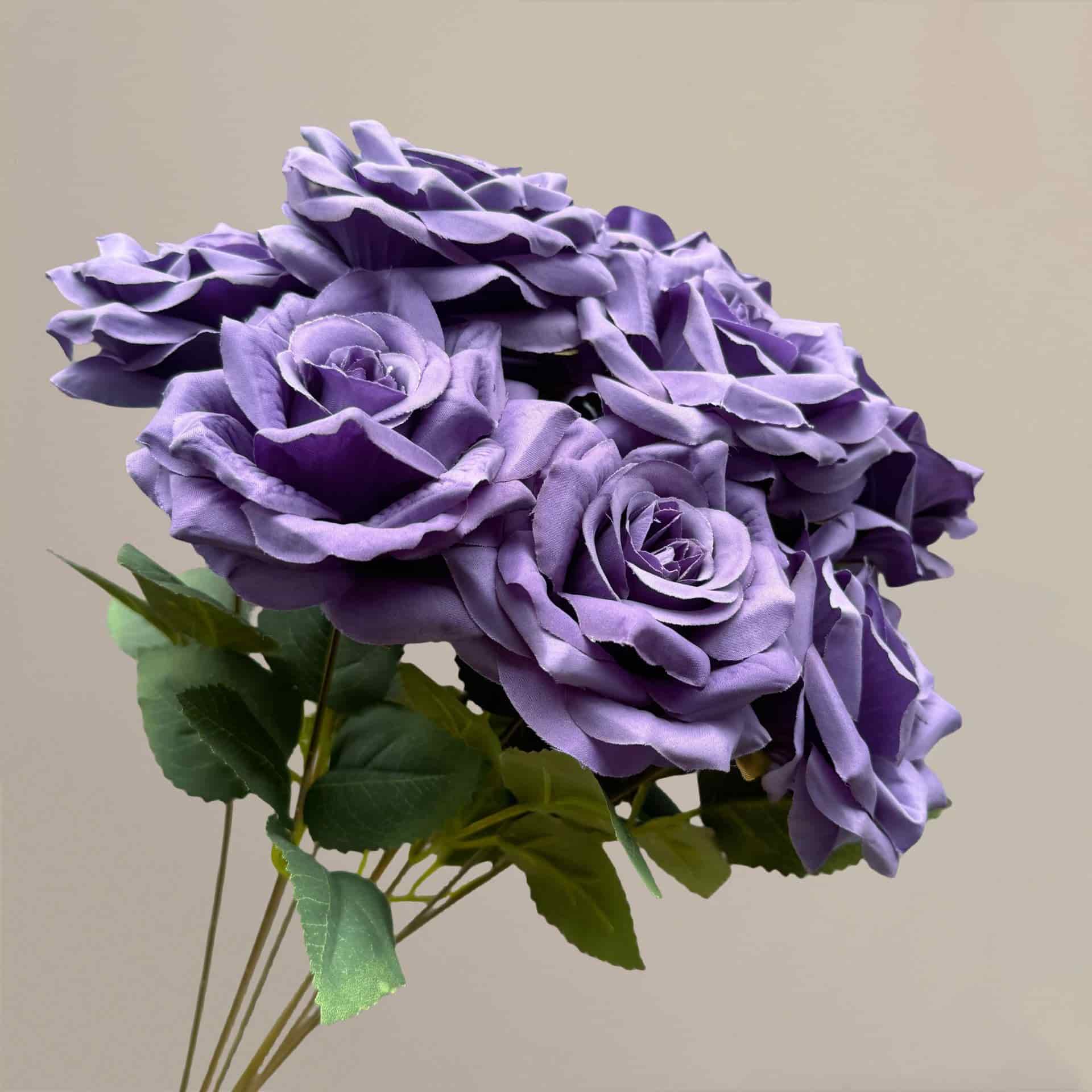 Purple color artificial flower event wedding flowers rose butterfly lily hydrangea fake flower