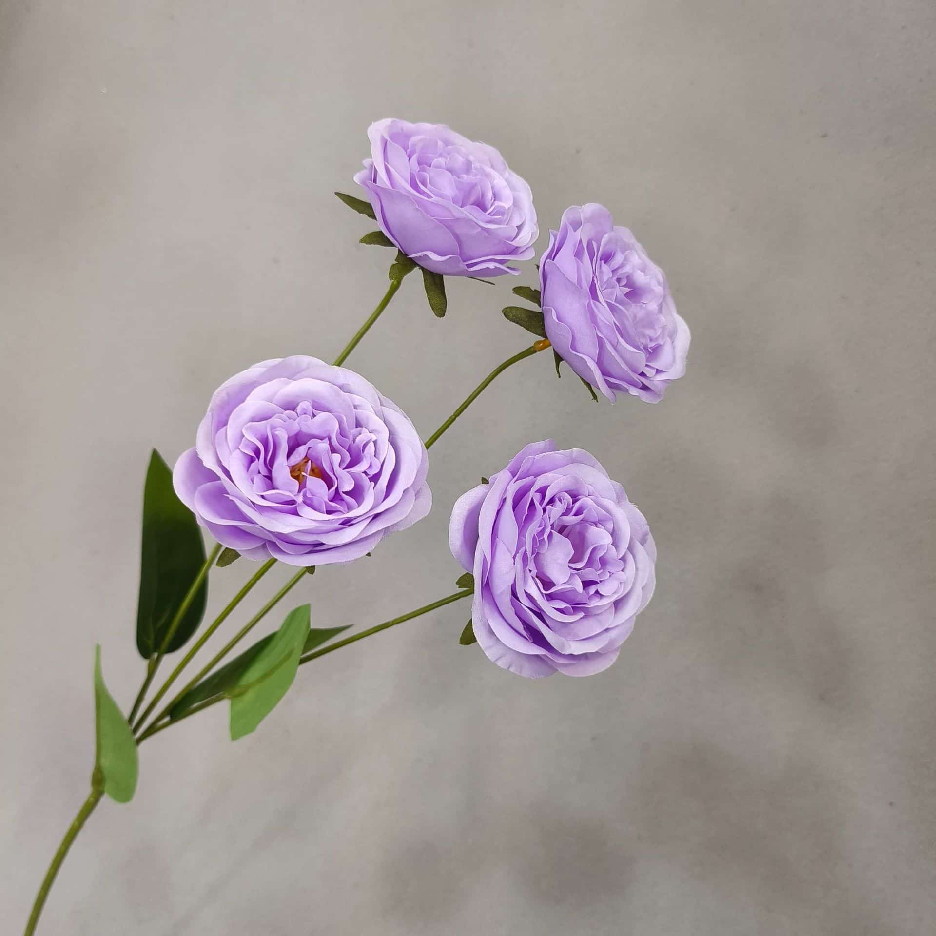 Purple color artificial flower event wedding flowers rose butterfly lily hydrangea fake flower