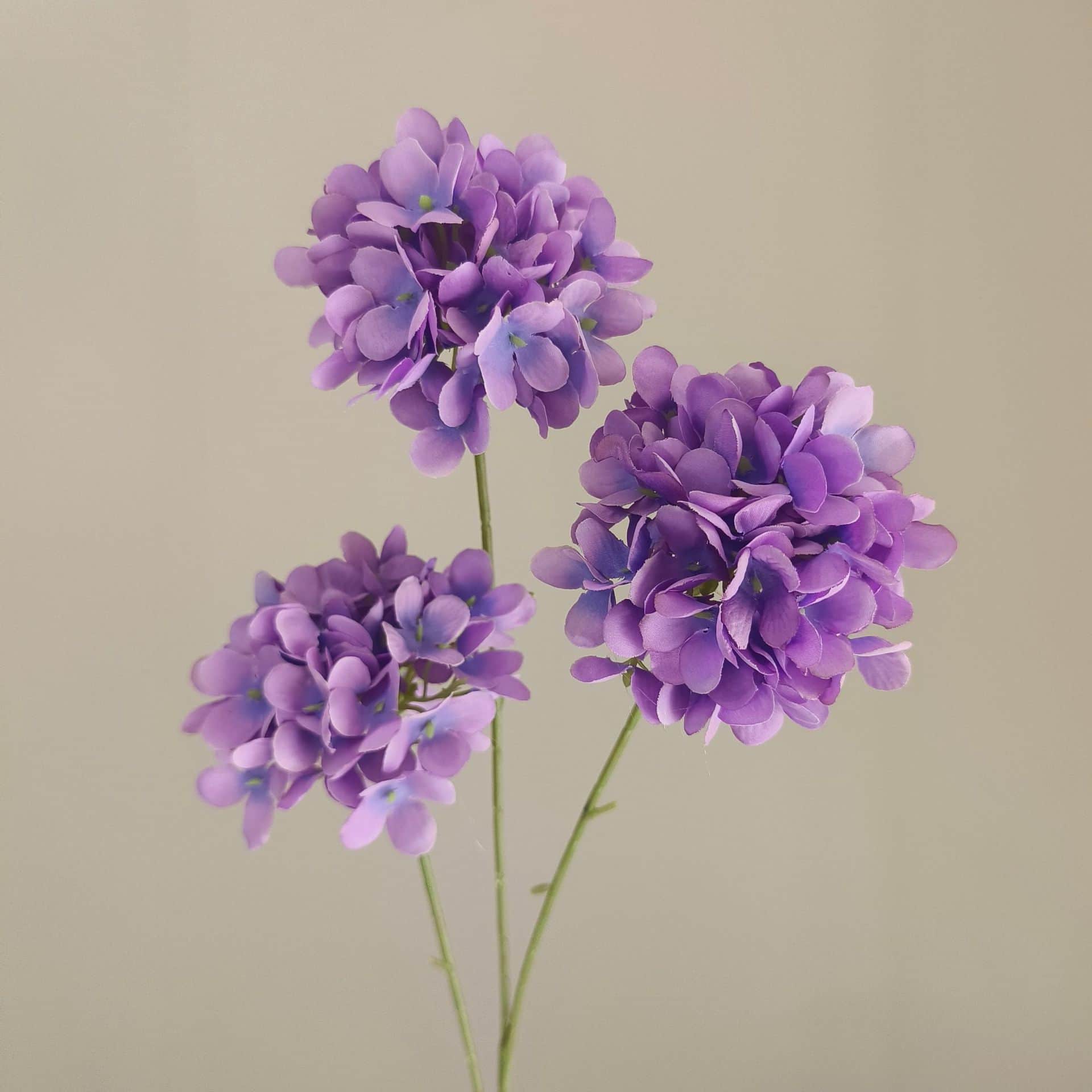 Purple color artificial flower event wedding flowers rose butterfly lily hydrangea fake flower