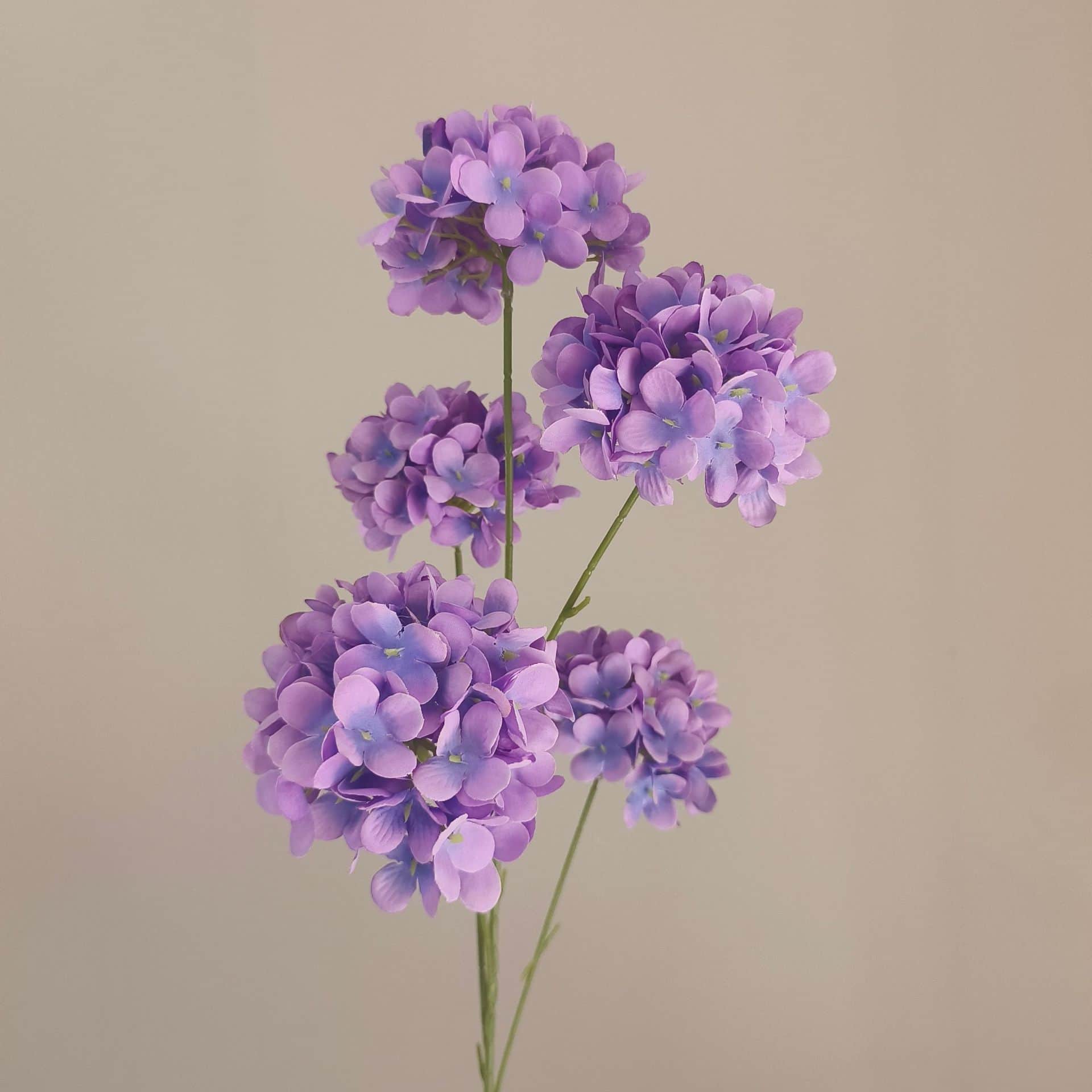 Purple color artificial flower event wedding flowers rose butterfly lily hydrangea fake flower