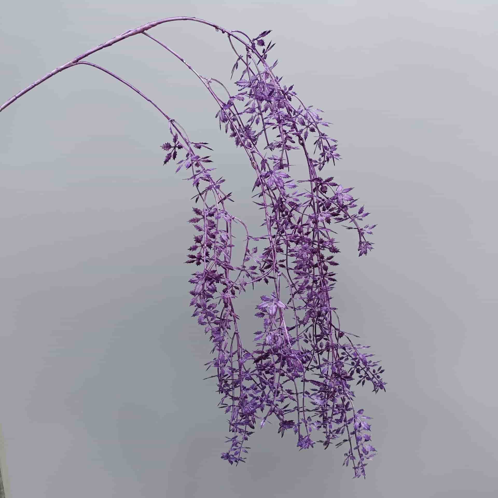 Purple color artificial flower event wedding flowers rose butterfly lily hydrangea fake flower