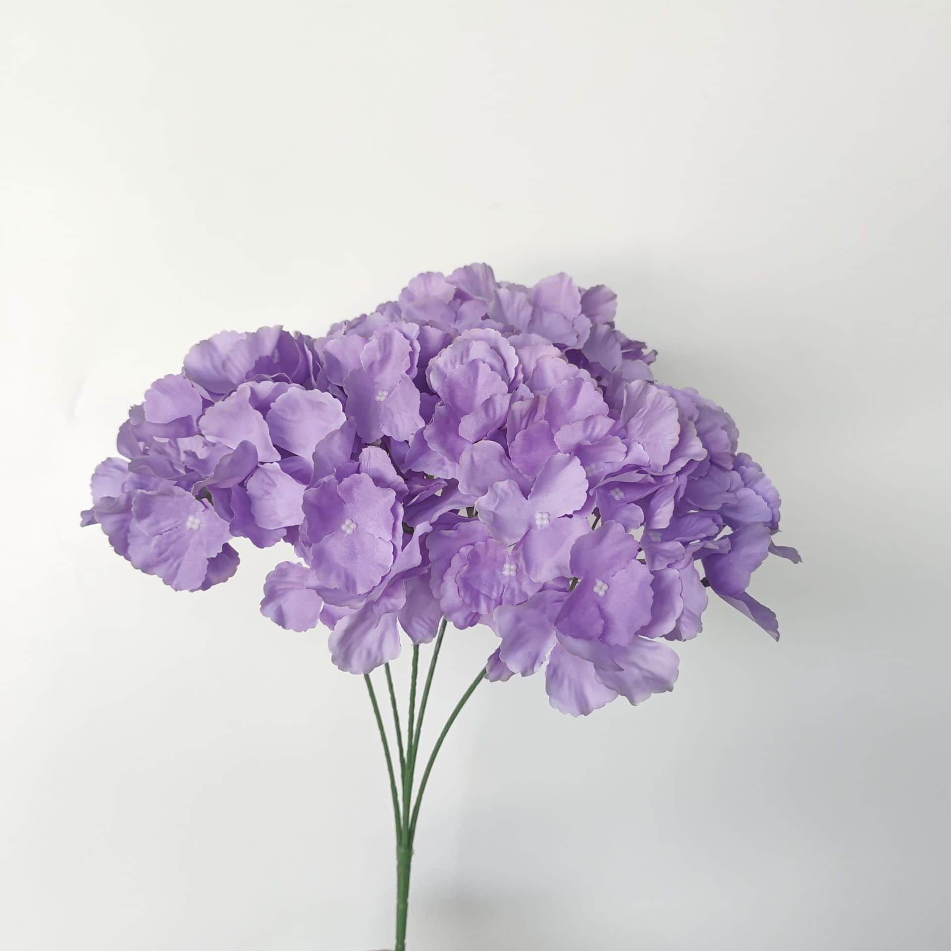 Purple color artificial flower event wedding flowers rose butterfly lily hydrangea fake flower