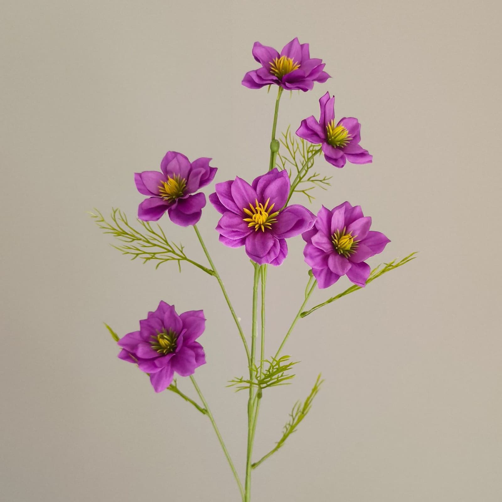 Purple color artificial flower event wedding flowers rose butterfly lily hydrangea fake flower