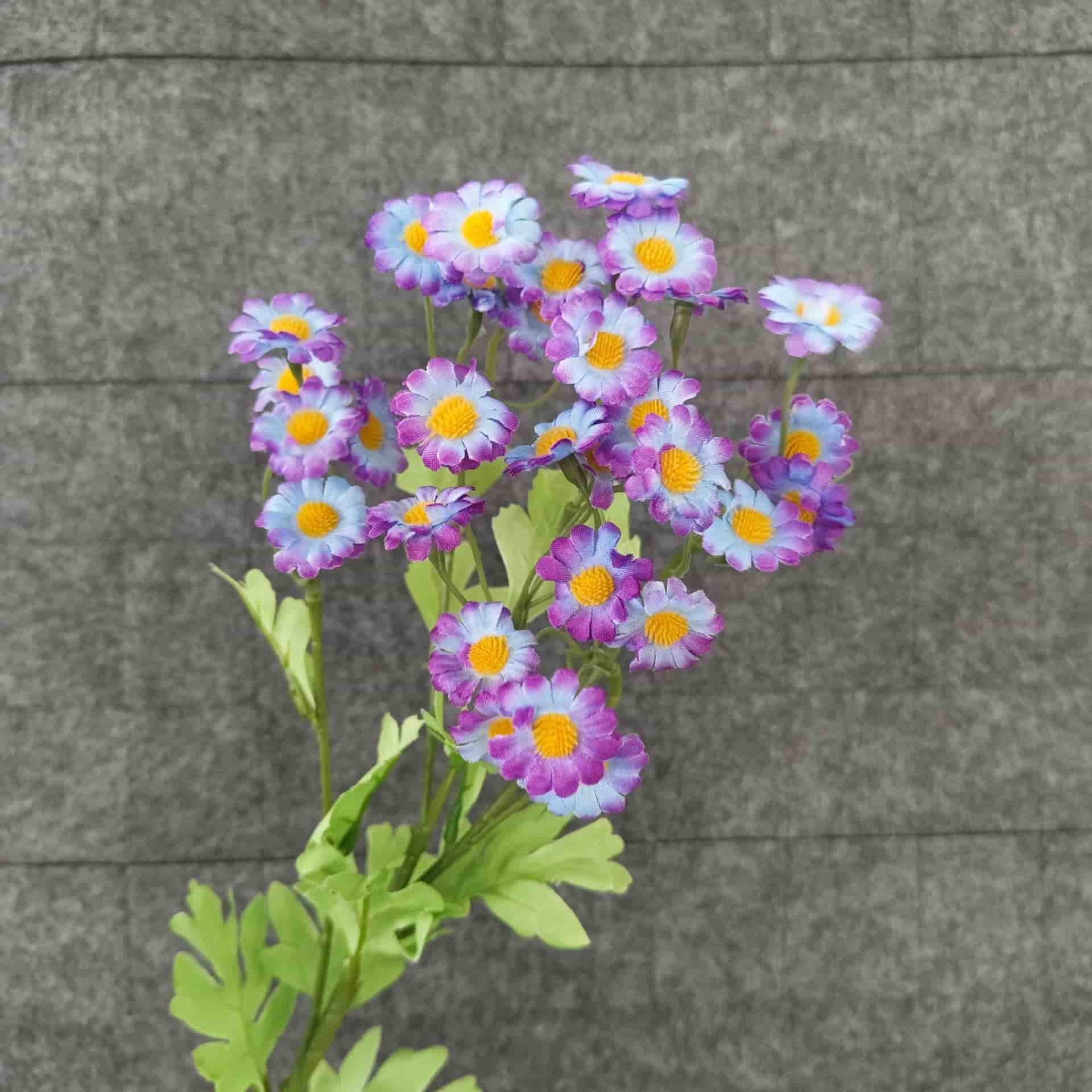 Purple color artificial flower event wedding flowers rose butterfly lily hydrangea fake flower