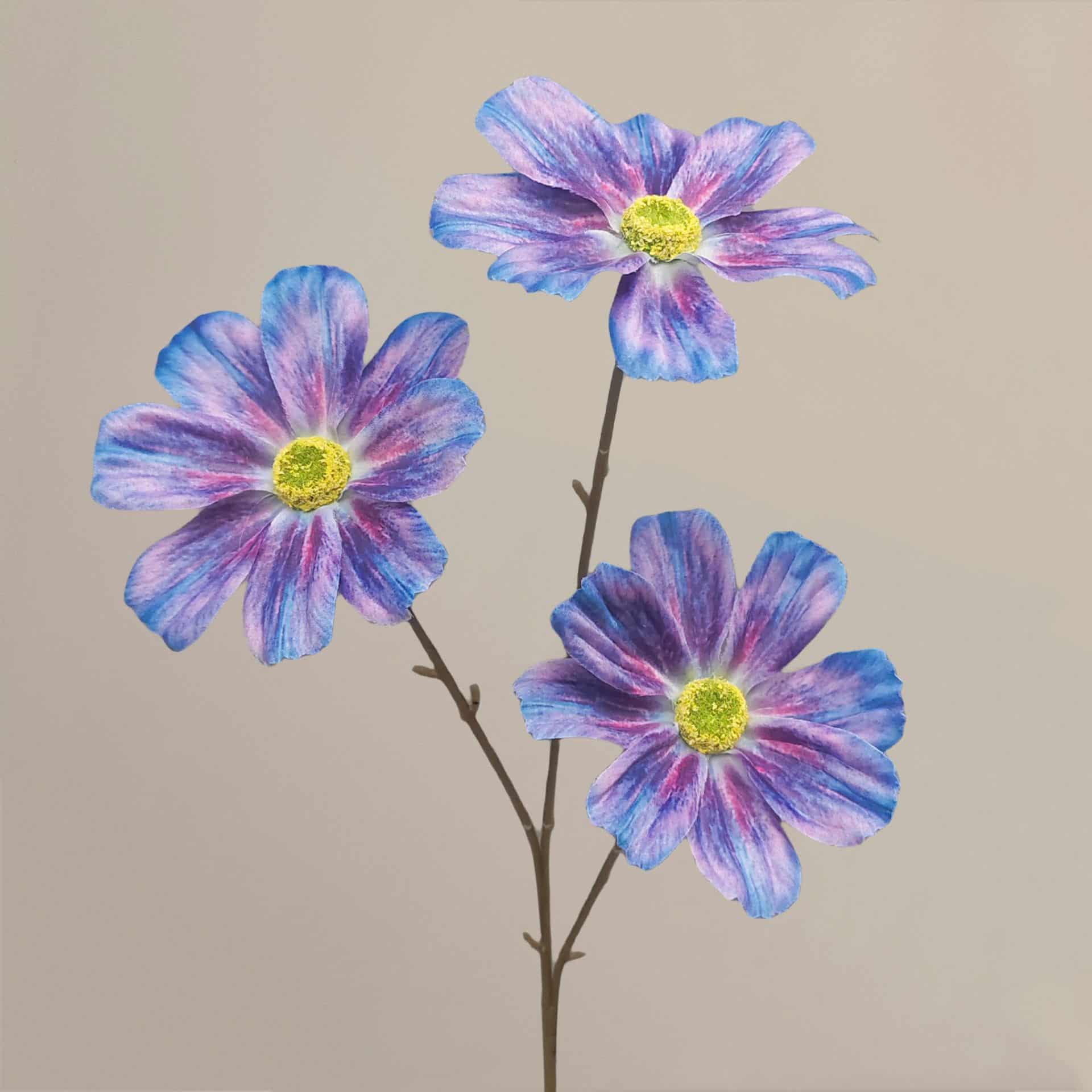 Purple color artificial flower event wedding flowers rose butterfly lily hydrangea fake flower