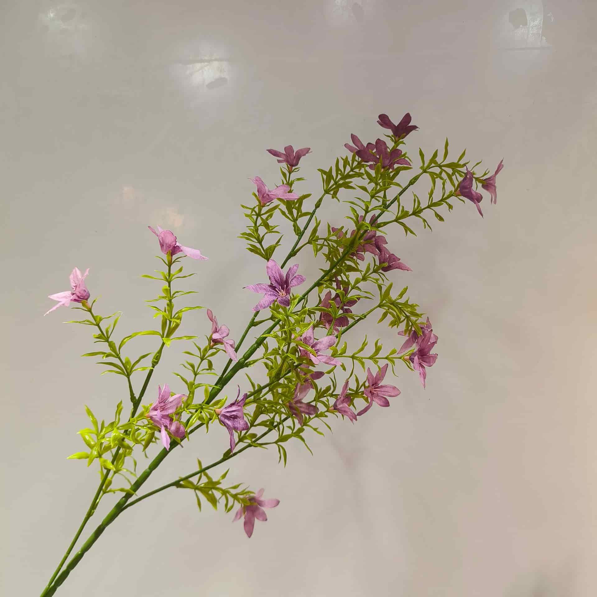 Purple color artificial flower event wedding flowers rose butterfly lily hydrangea fake flower