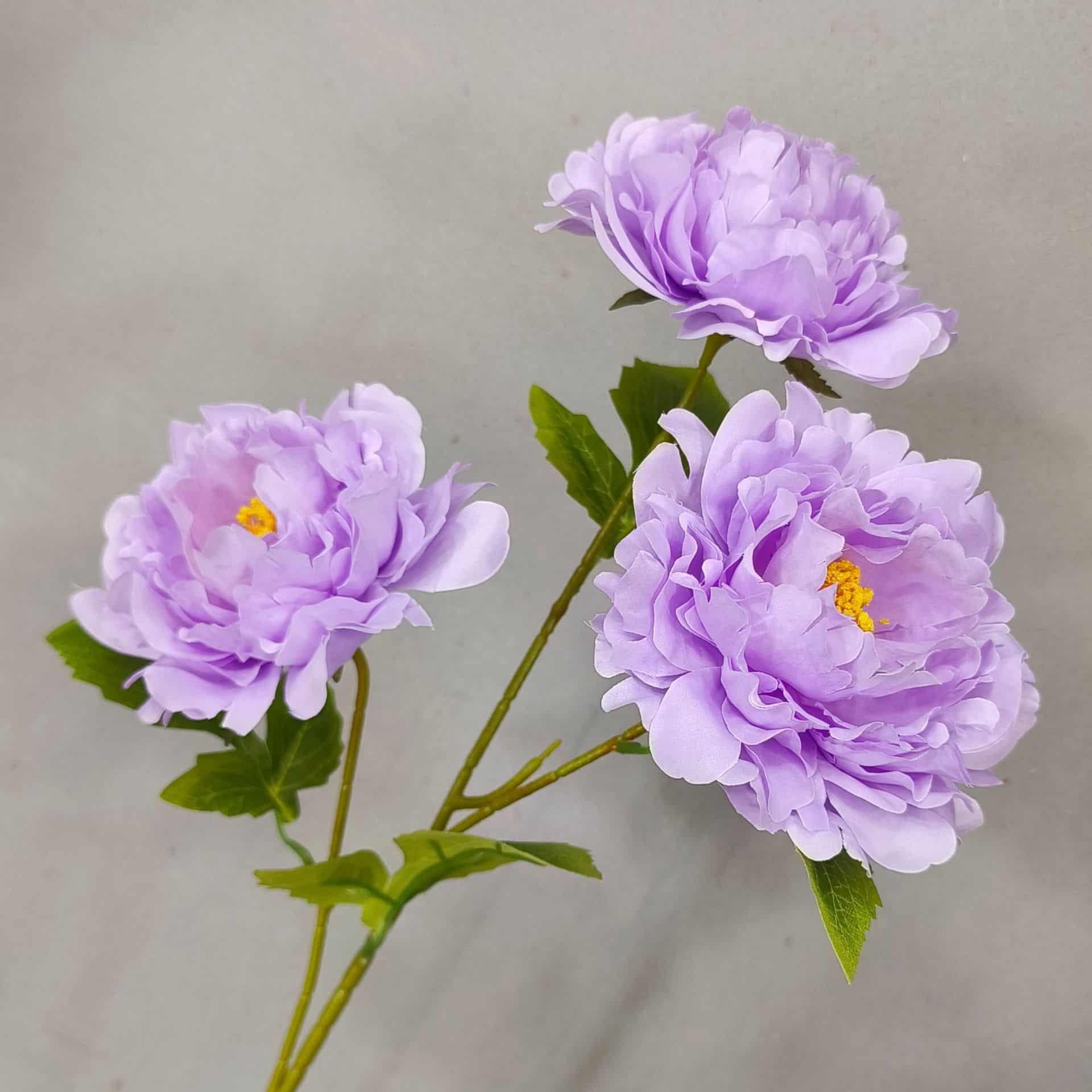 Purple color artificial flower event wedding flowers rose butterfly lily hydrangea fake flower