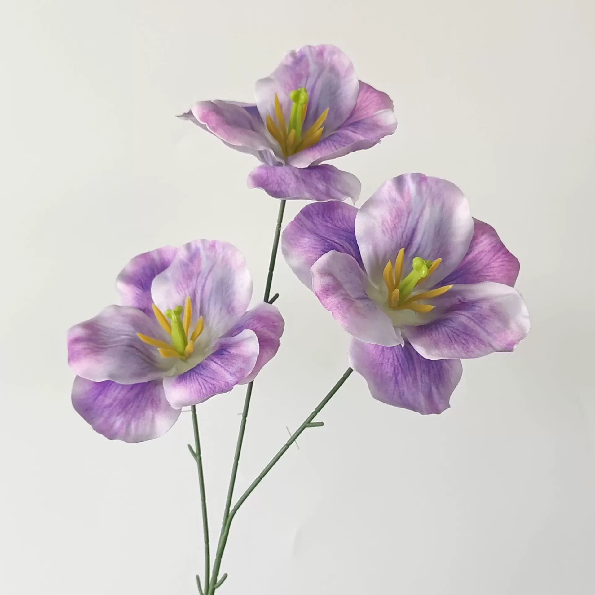 Purple color artificial flower event wedding flowers rose butterfly lily hydrangea fake flower