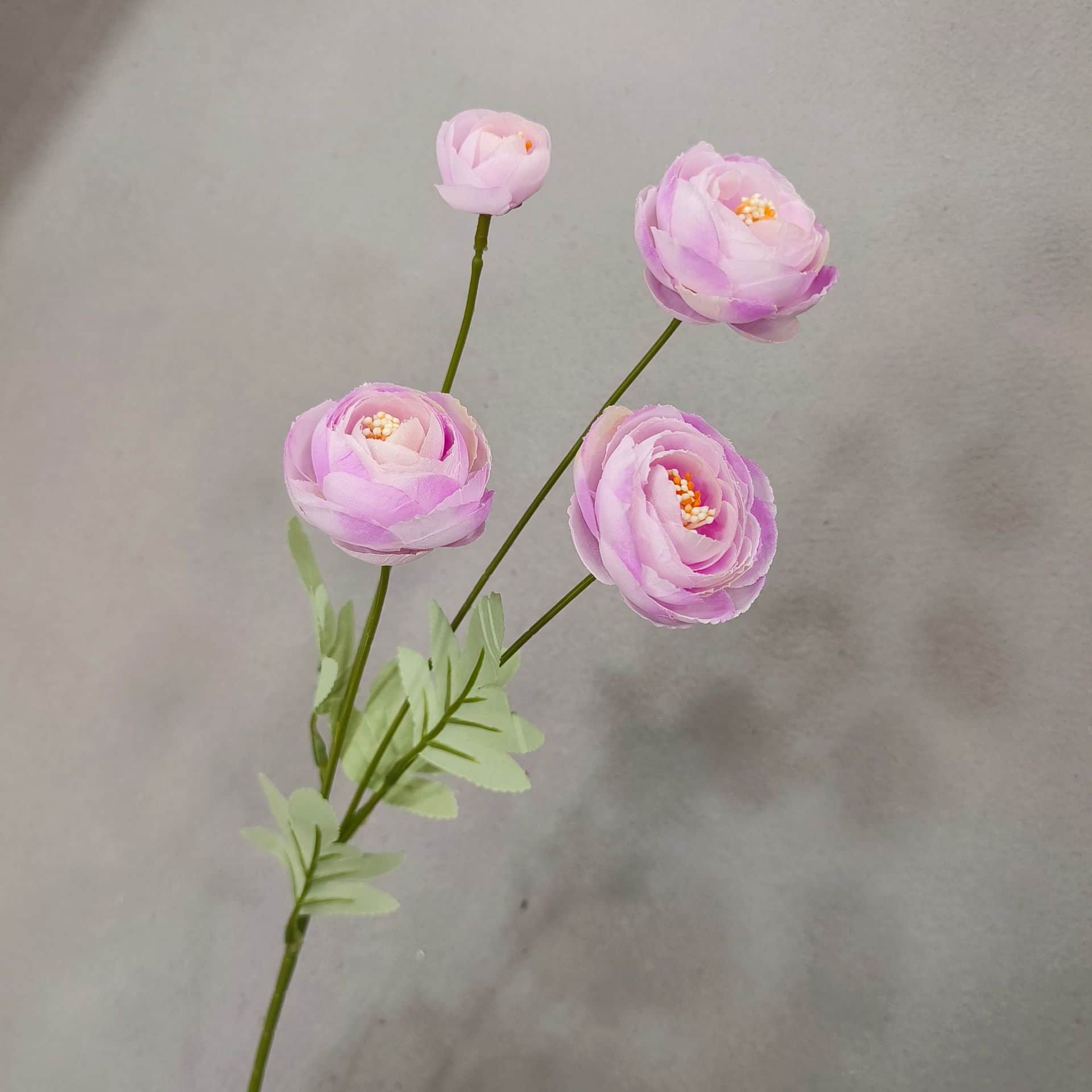 Purple color artificial flower event wedding flowers rose butterfly lily hydrangea fake flower