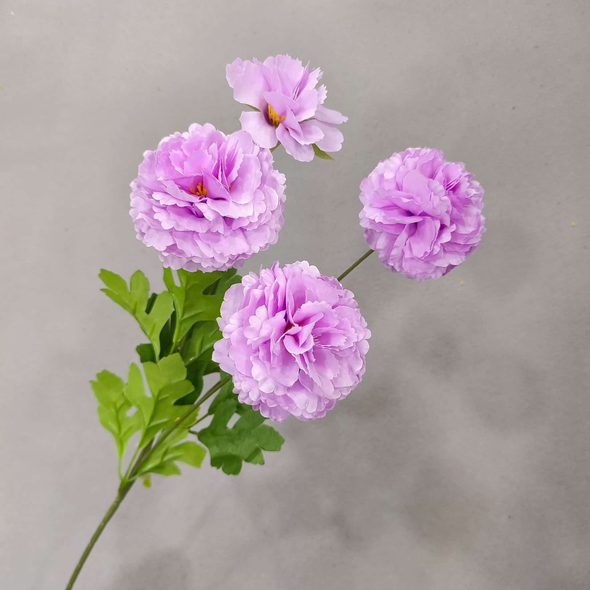 Purple color artificial flower event wedding flowers rose butterfly lily hydrangea fake flower