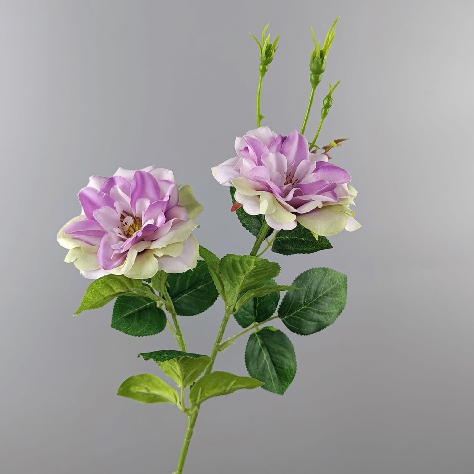 Purple color artificial flower event wedding flowers rose butterfly lily hydrangea fake flower