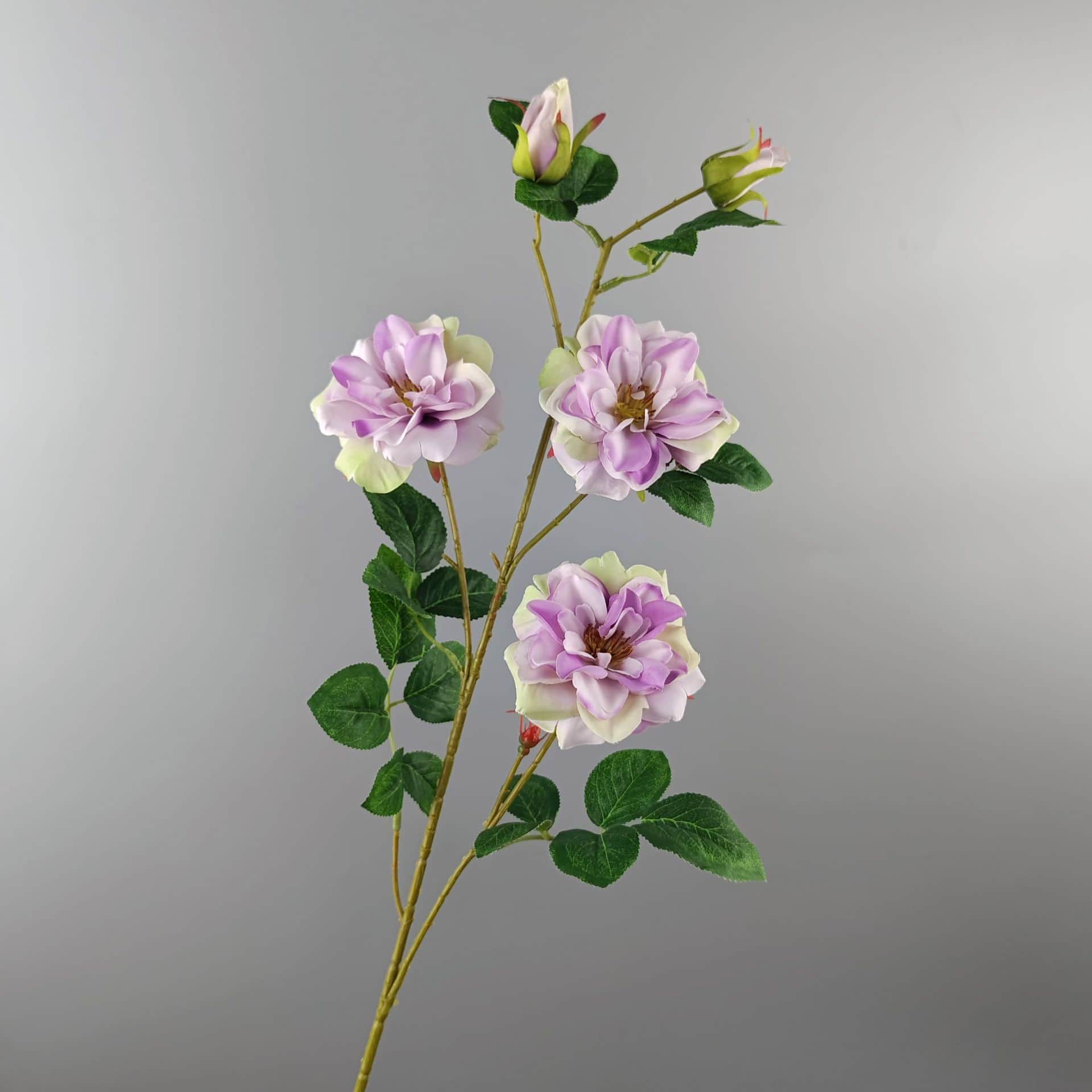 Purple color artificial flower event wedding flowers rose butterfly lily hydrangea fake flower