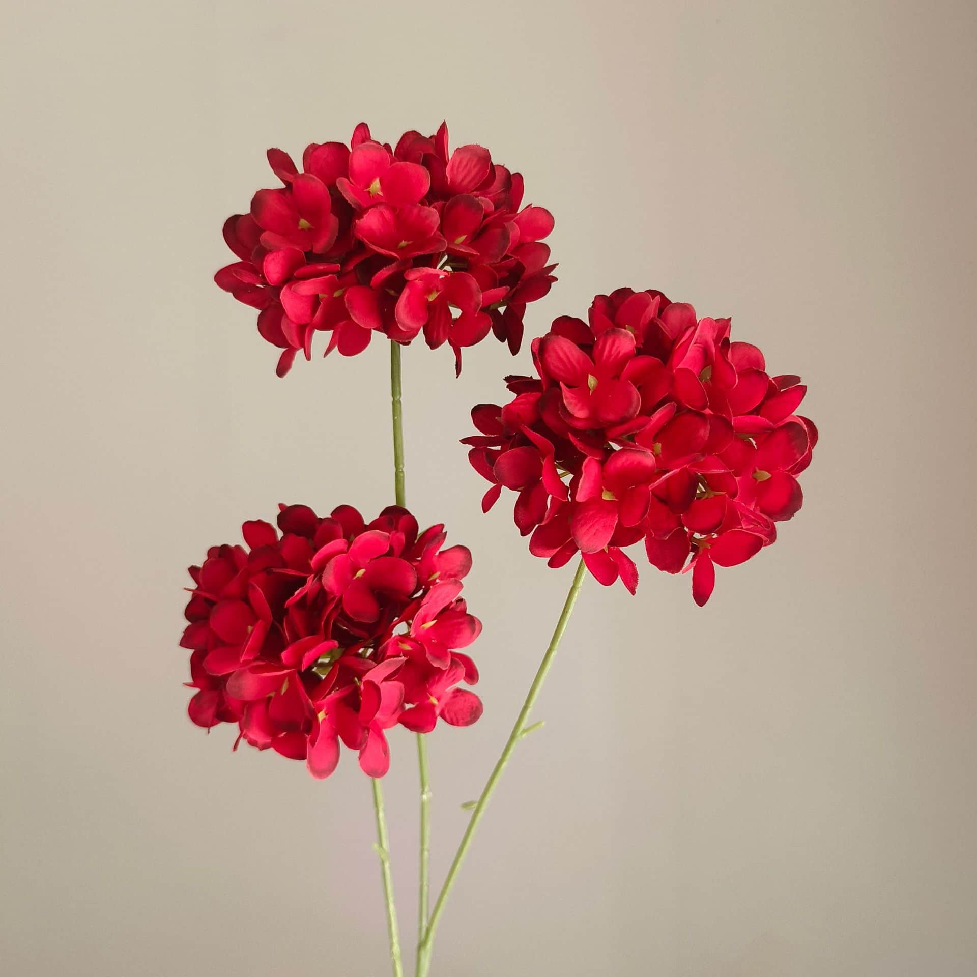 Red artificial flowers faux flower wedding flowers roses Phalaenopsis lily full star hydrangea 