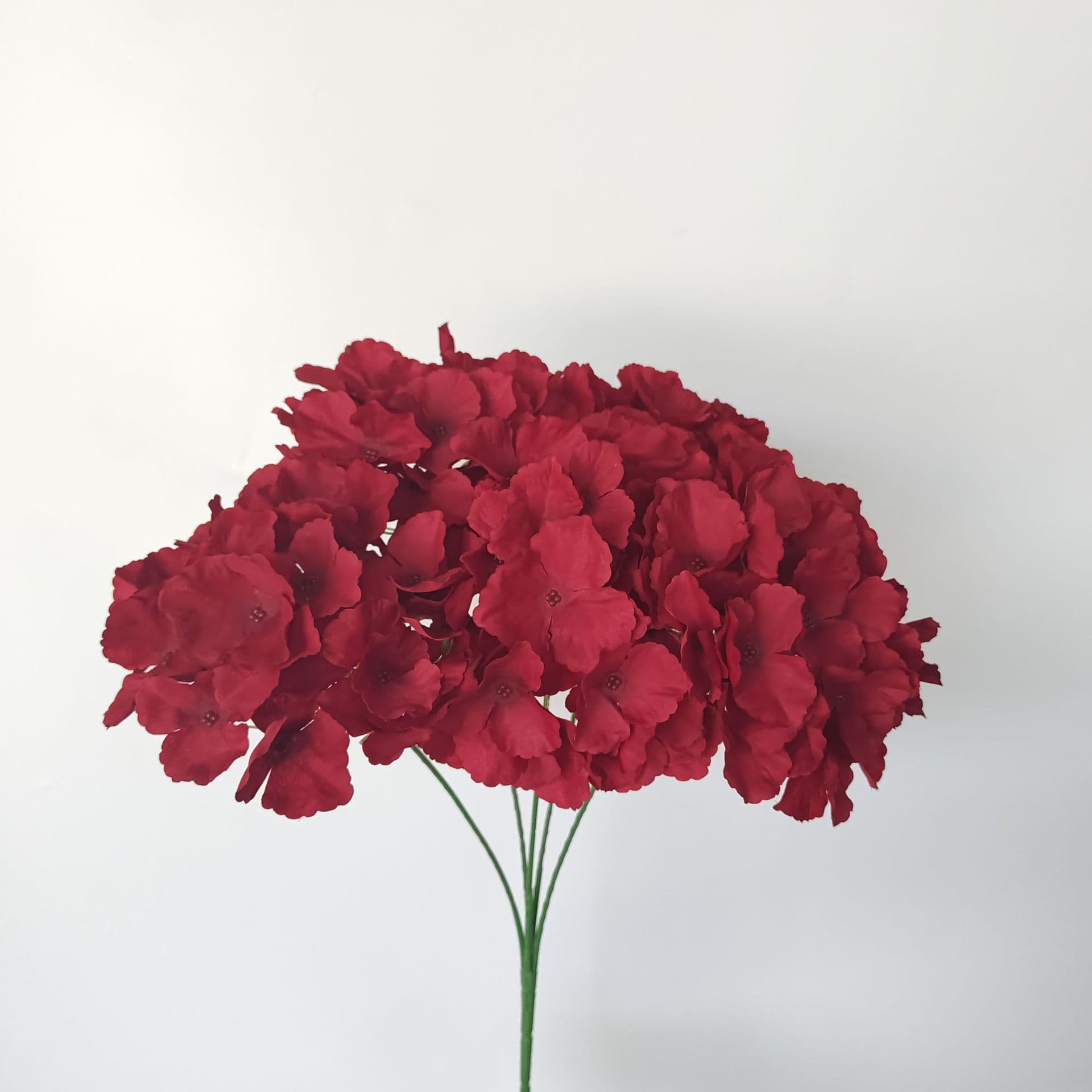 Red artificial flowers faux flower wedding flowers roses Phalaenopsis lily full star hydrangea 