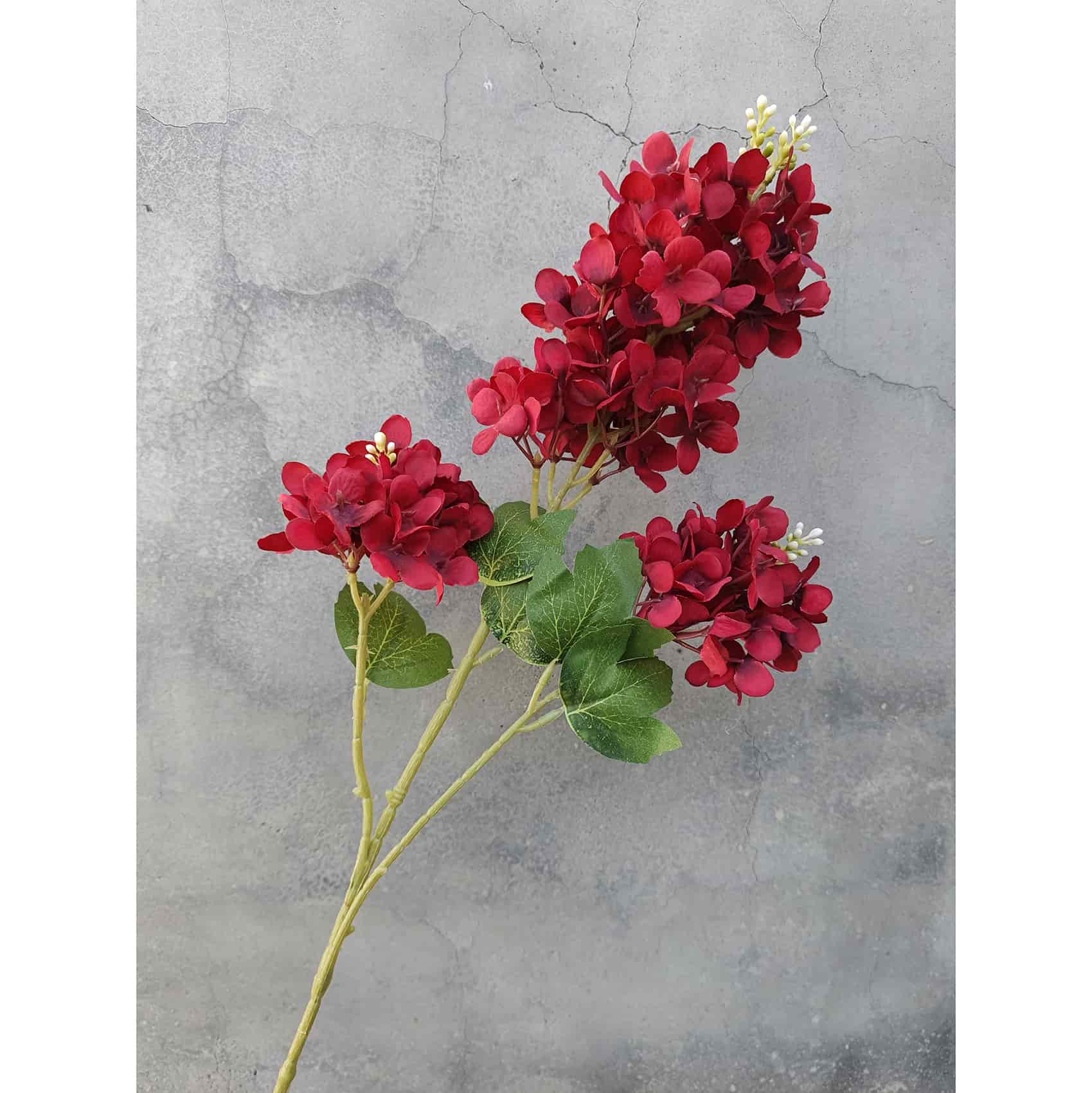 Red artificial flowers faux flower wedding flowers roses Phalaenopsis lily full star hydrangea 