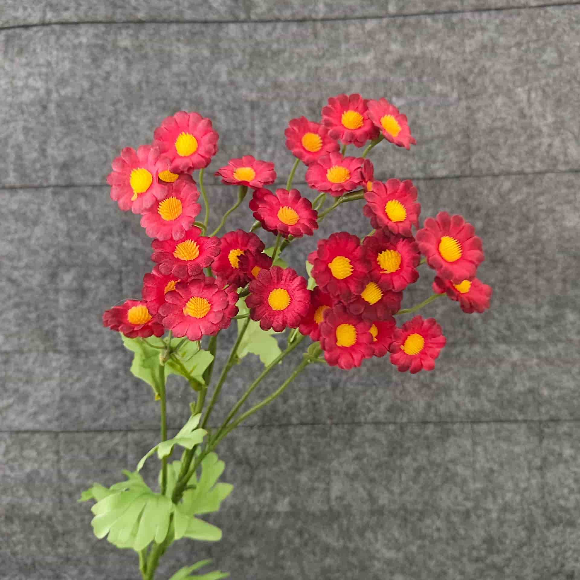 Red artificial flowers faux flower wedding flowers roses Phalaenopsis lily full star hydrangea 