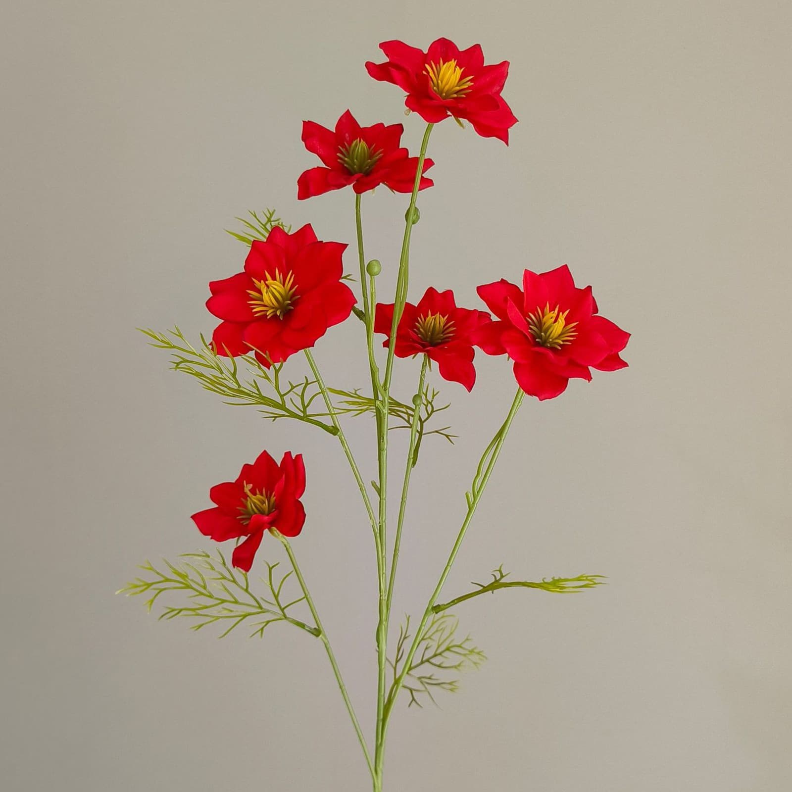 Red artificial flowers faux flower wedding flowers roses Phalaenopsis lily full star hydrangea 