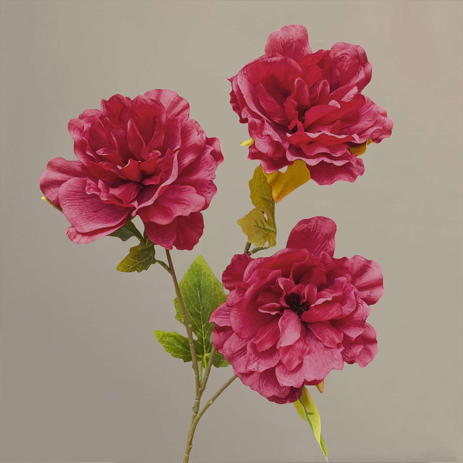 Red artificial flowers faux flower wedding flowers roses Phalaenopsis lily full star hydrangea 