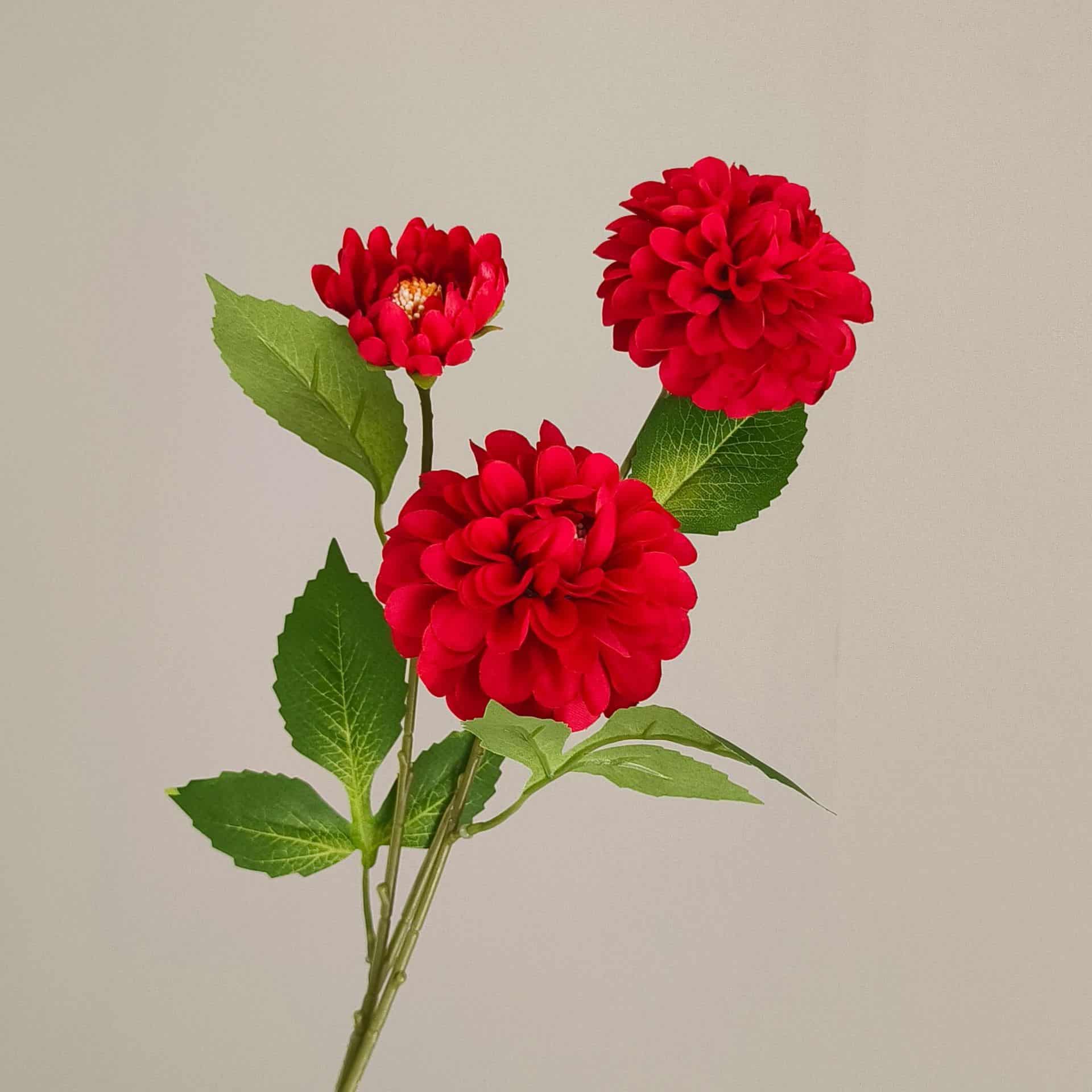 Red artificial flowers faux flower wedding flowers roses Phalaenopsis lily full star hydrangea 