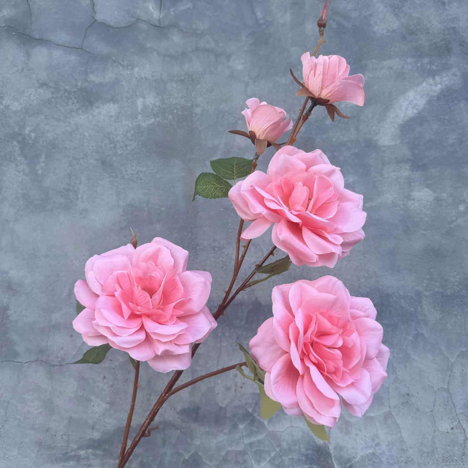 Pink artificial flowers wedding flowers arrangement faux hydrangea 