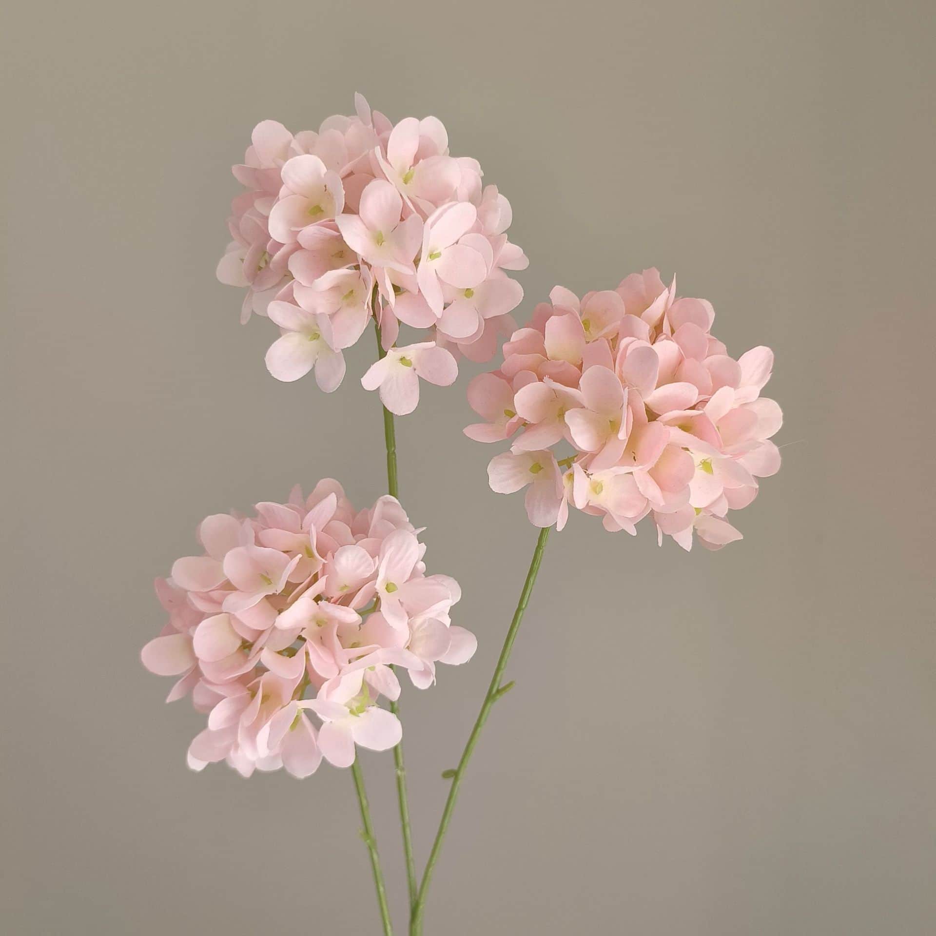 Pink artificial flowers wedding flowers arrangement faux hydrangea 