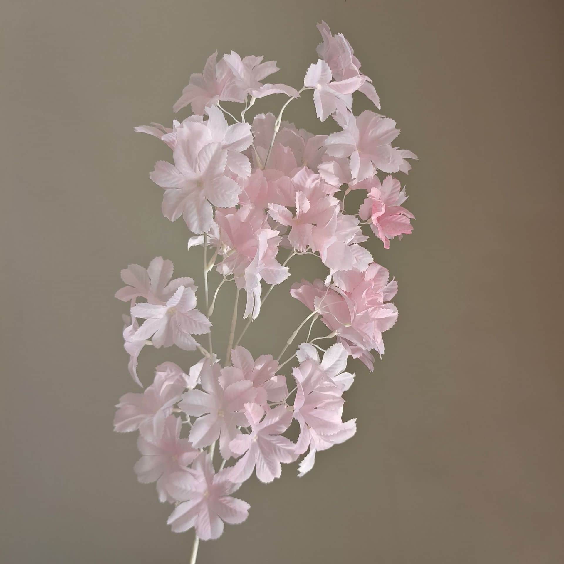 Pink artificial flowers wedding flowers arrangement faux hydrangea 