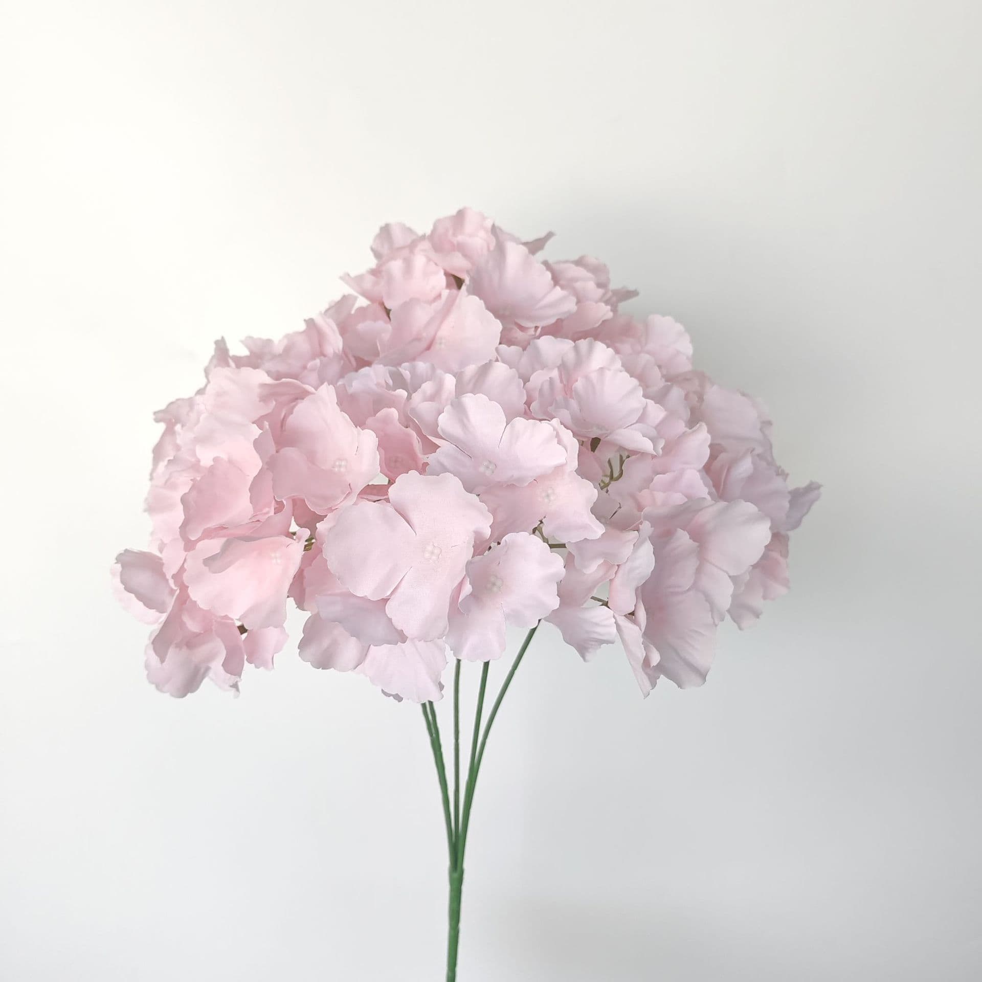 Pink artificial flowers wedding flowers arrangement faux hydrangea 