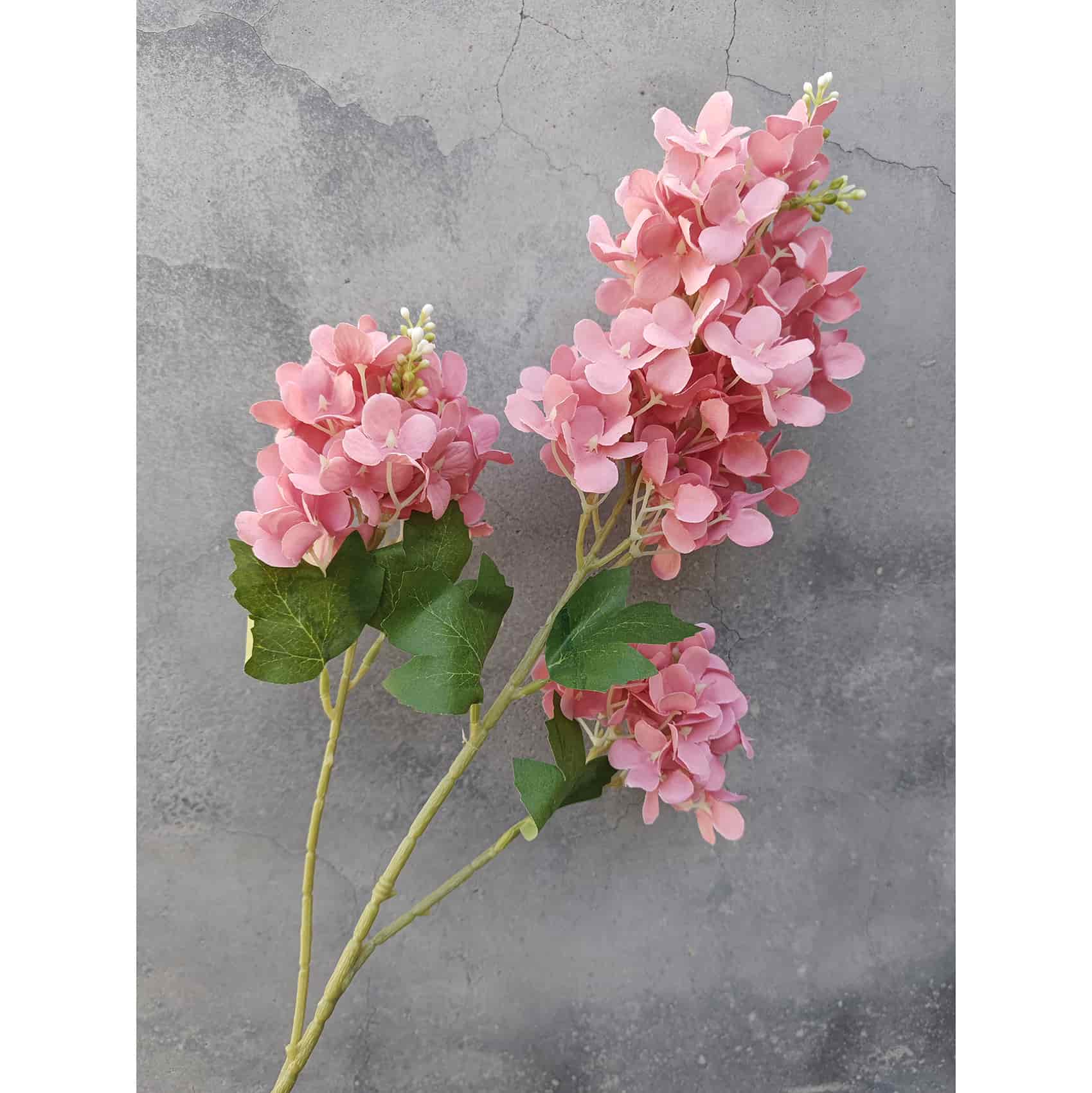 Pink artificial flowers wedding flowers arrangement faux hydrangea 