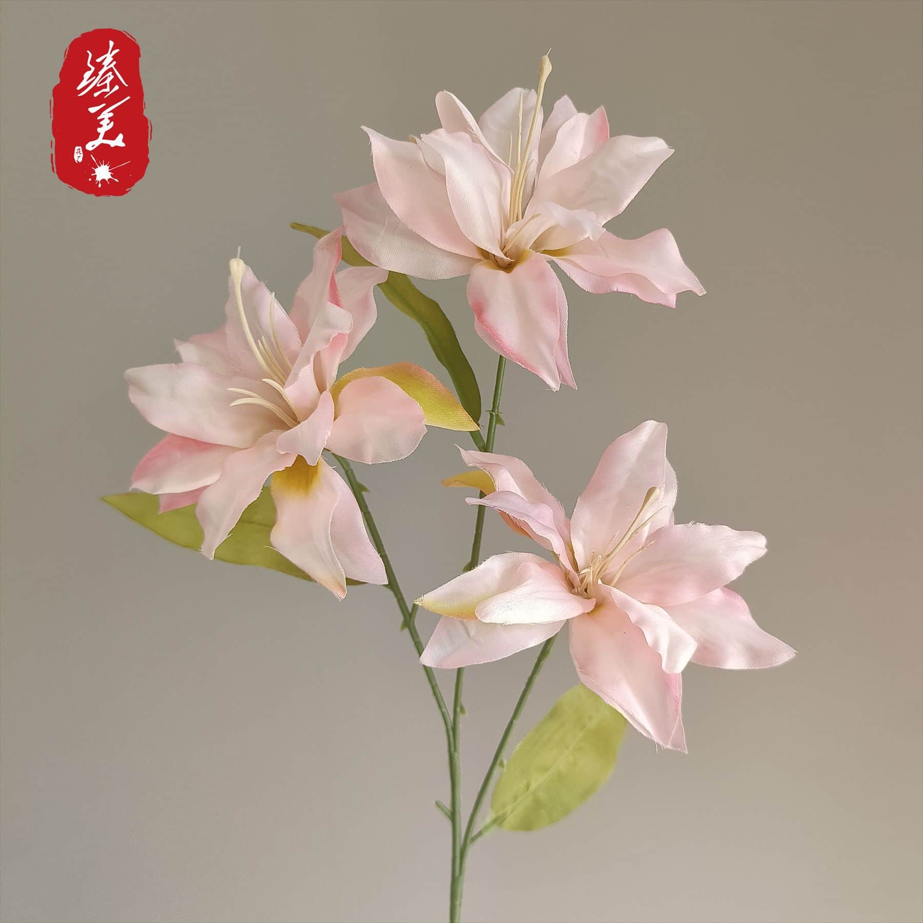 Pink artificial flowers wedding flowers arrangement faux hydrangea 