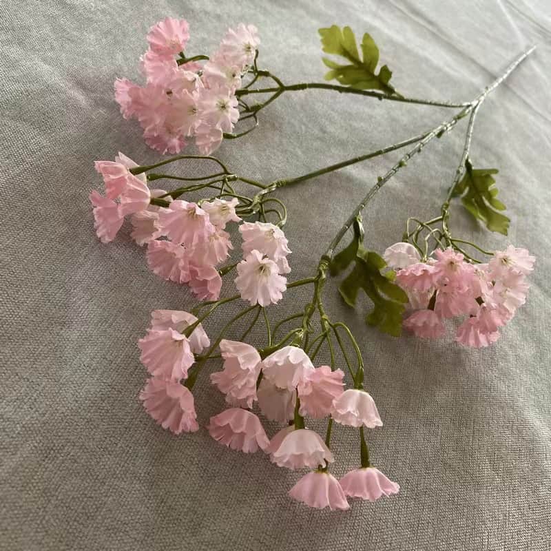 Pink artificial flowers wedding flowers arrangement faux hydrangea 