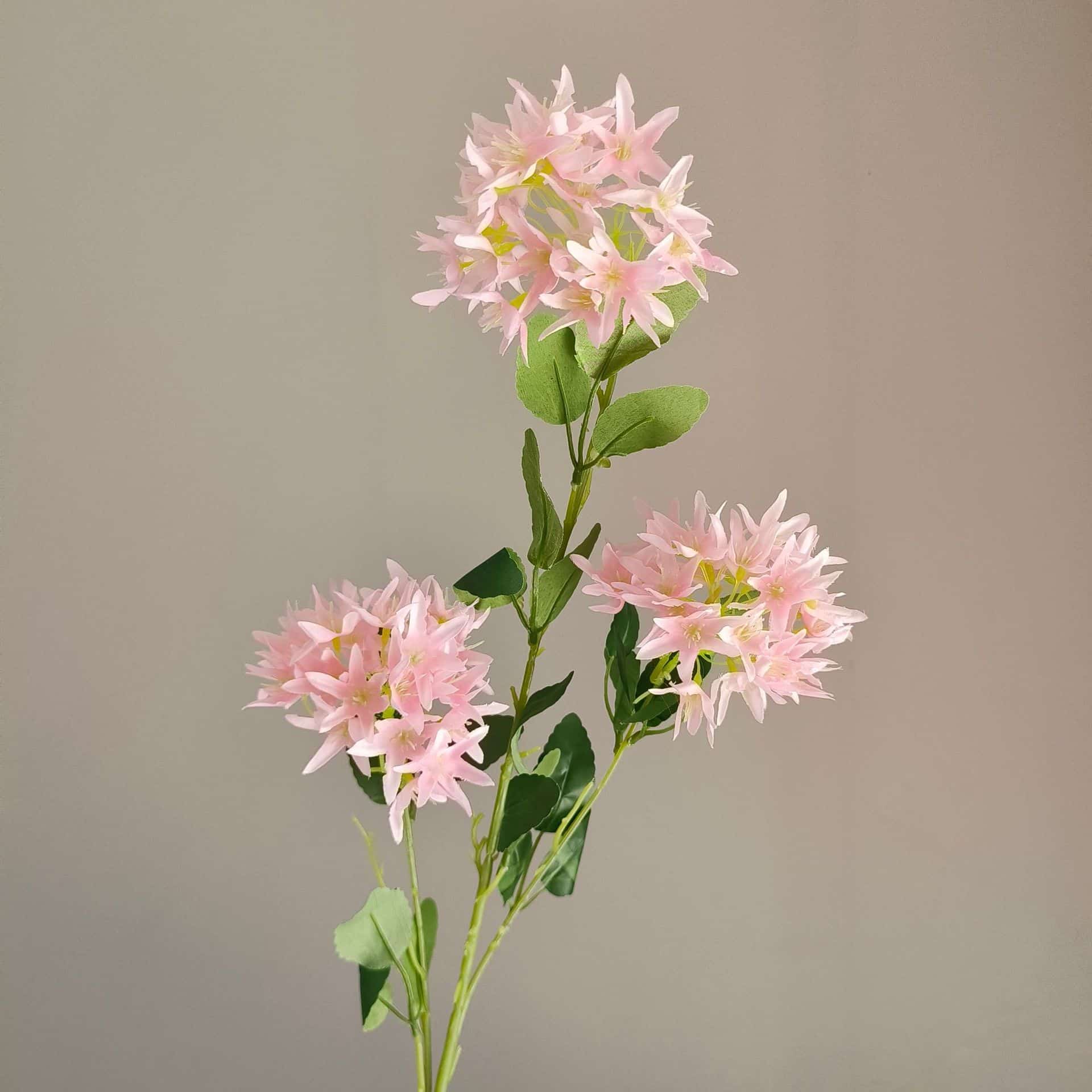 Pink artificial flowers wedding flowers arrangement faux hydrangea 