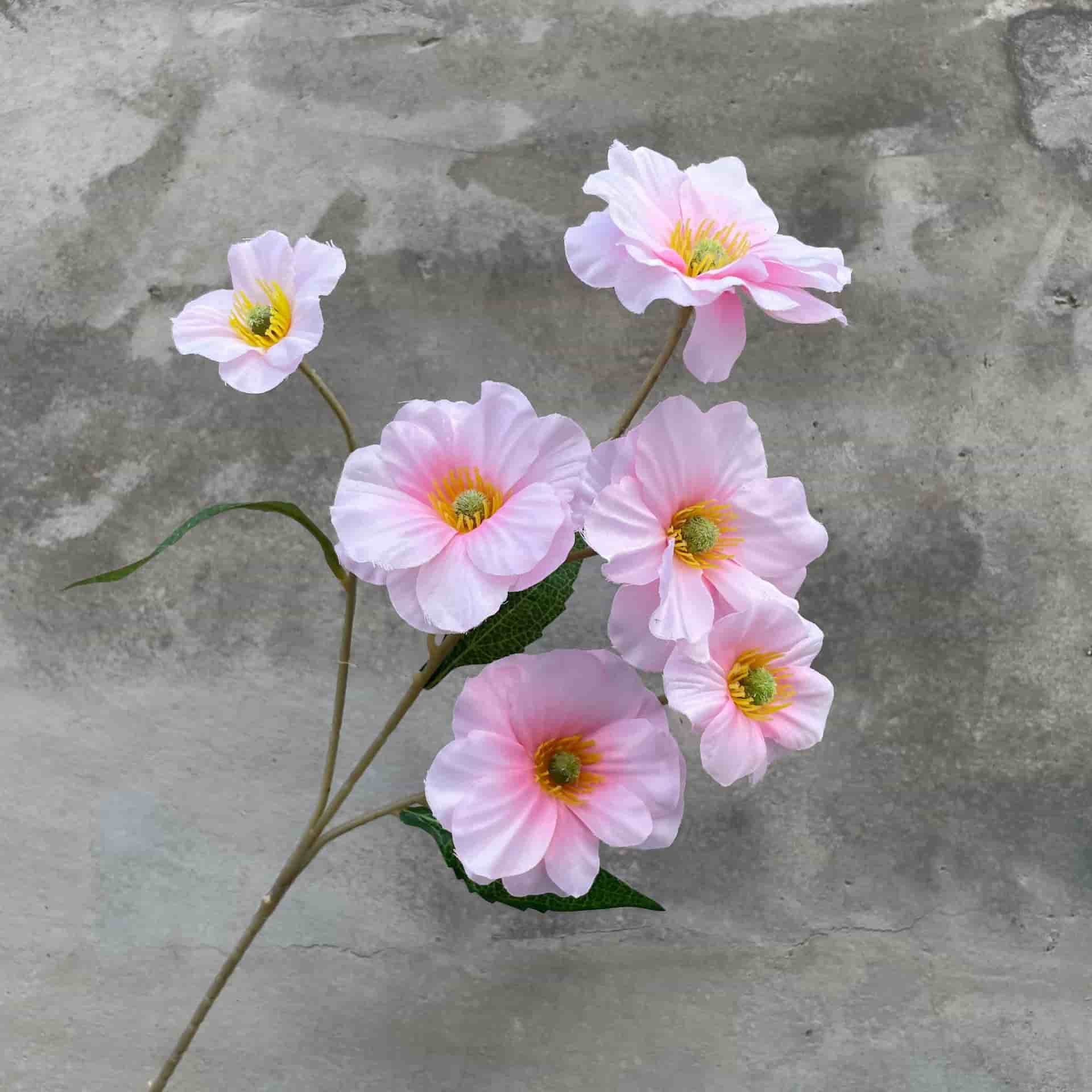 Pink artificial flowers wedding flowers arrangement faux hydrangea 