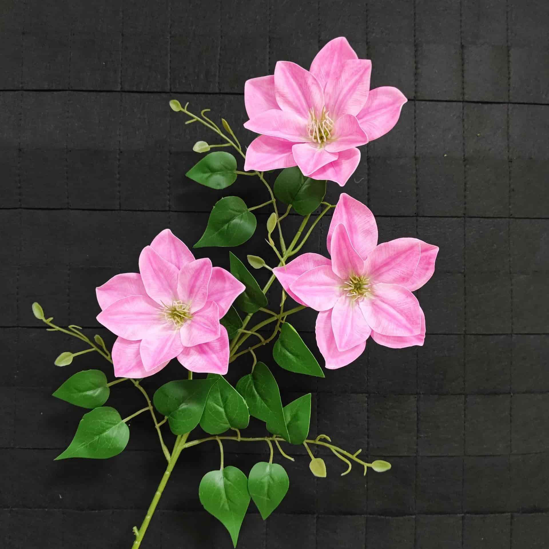 Pink artificial flowers wedding flowers arrangement faux hydrangea 