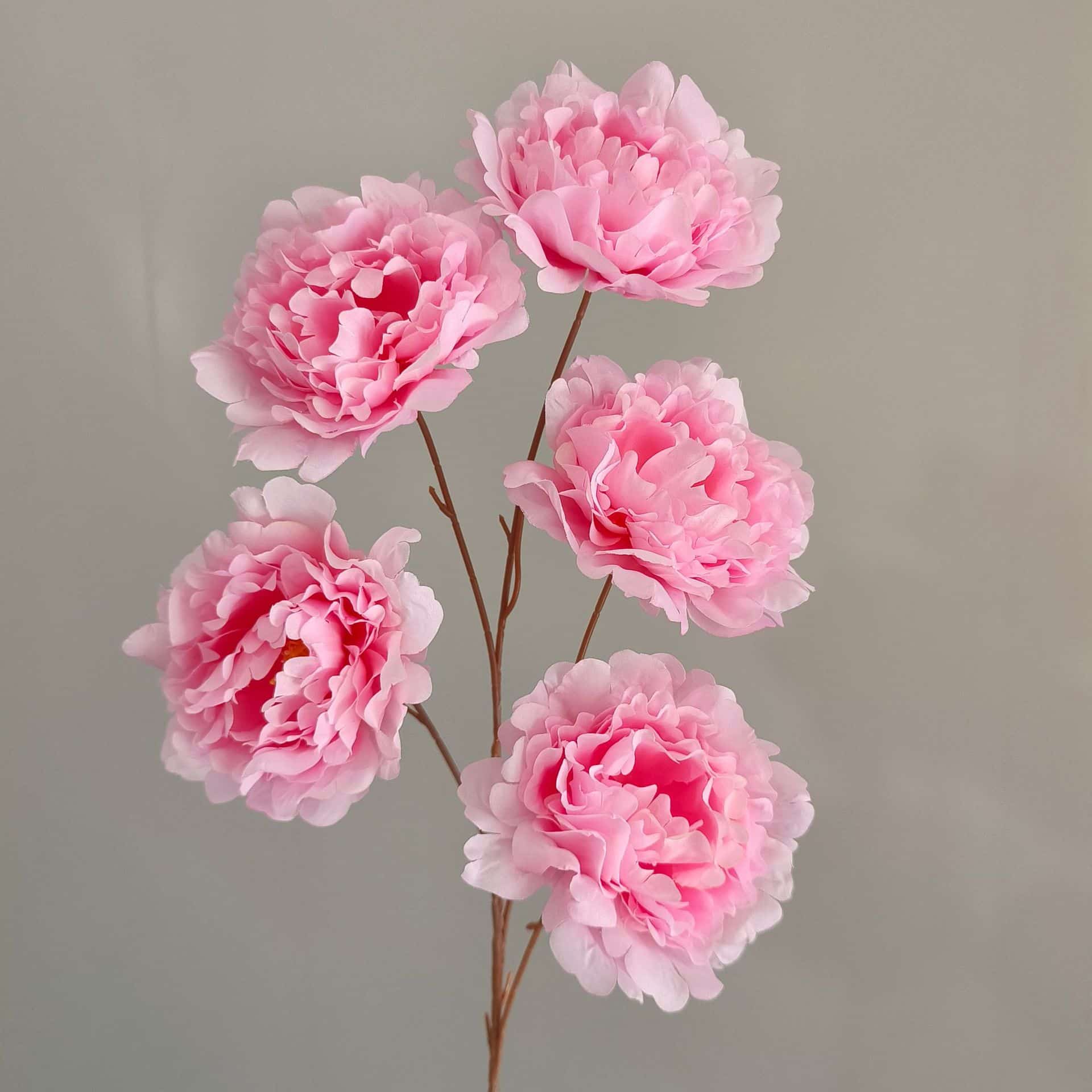 Pink artificial flowers wedding flowers arrangement faux hydrangea 