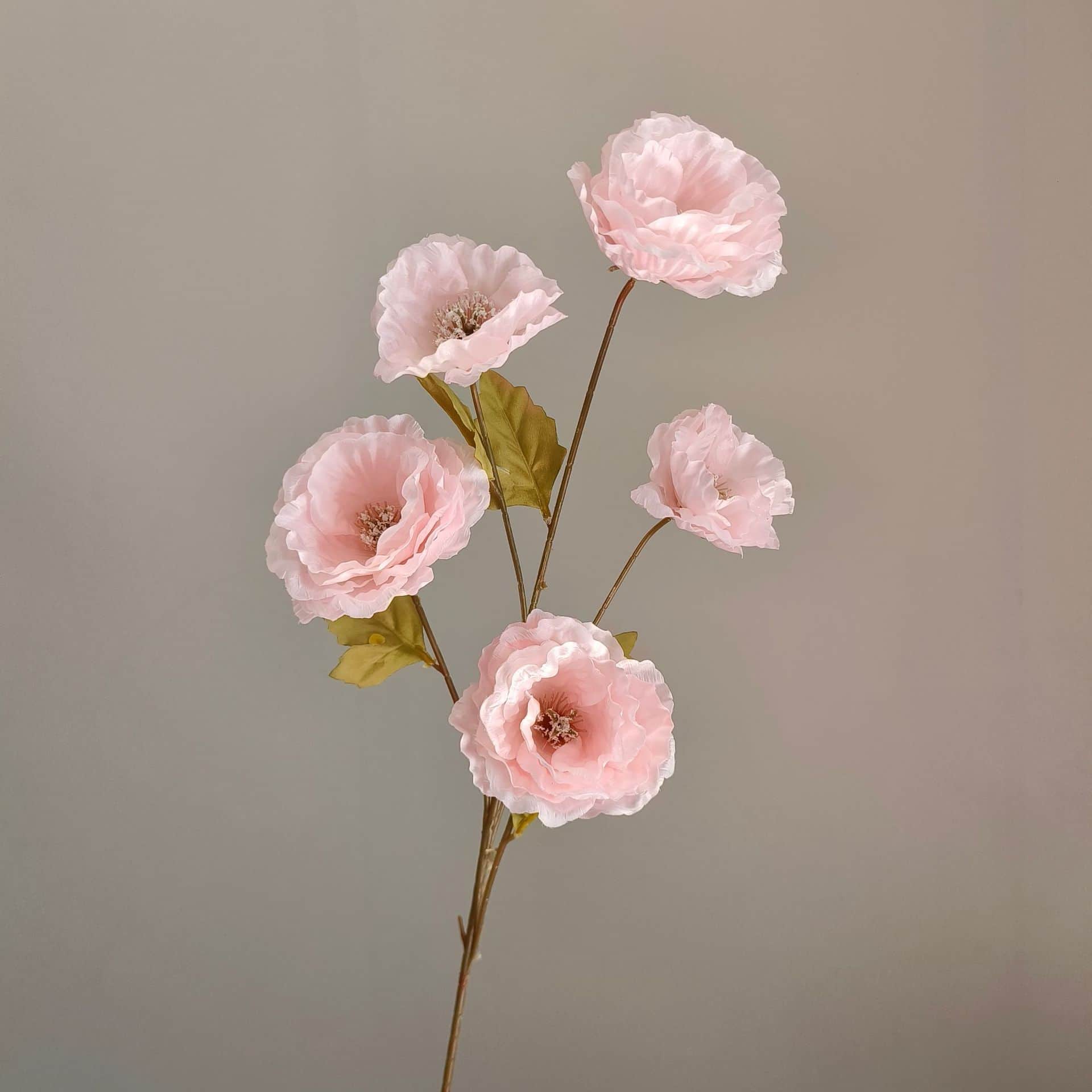 Pink artificial flowers wedding flowers arrangement faux hydrangea 