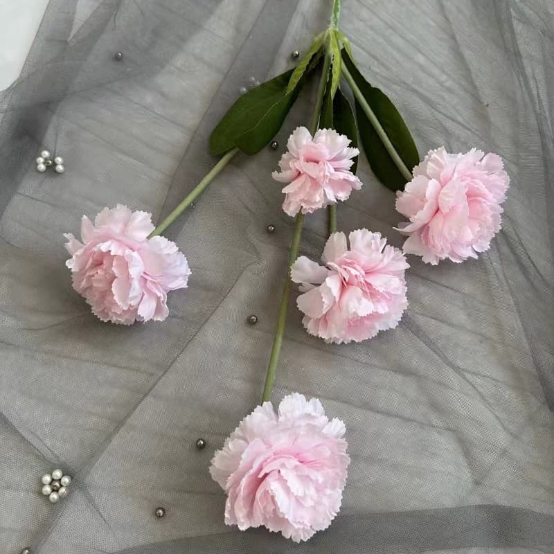 Pink artificial flowers wedding flowers arrangement faux hydrangea 