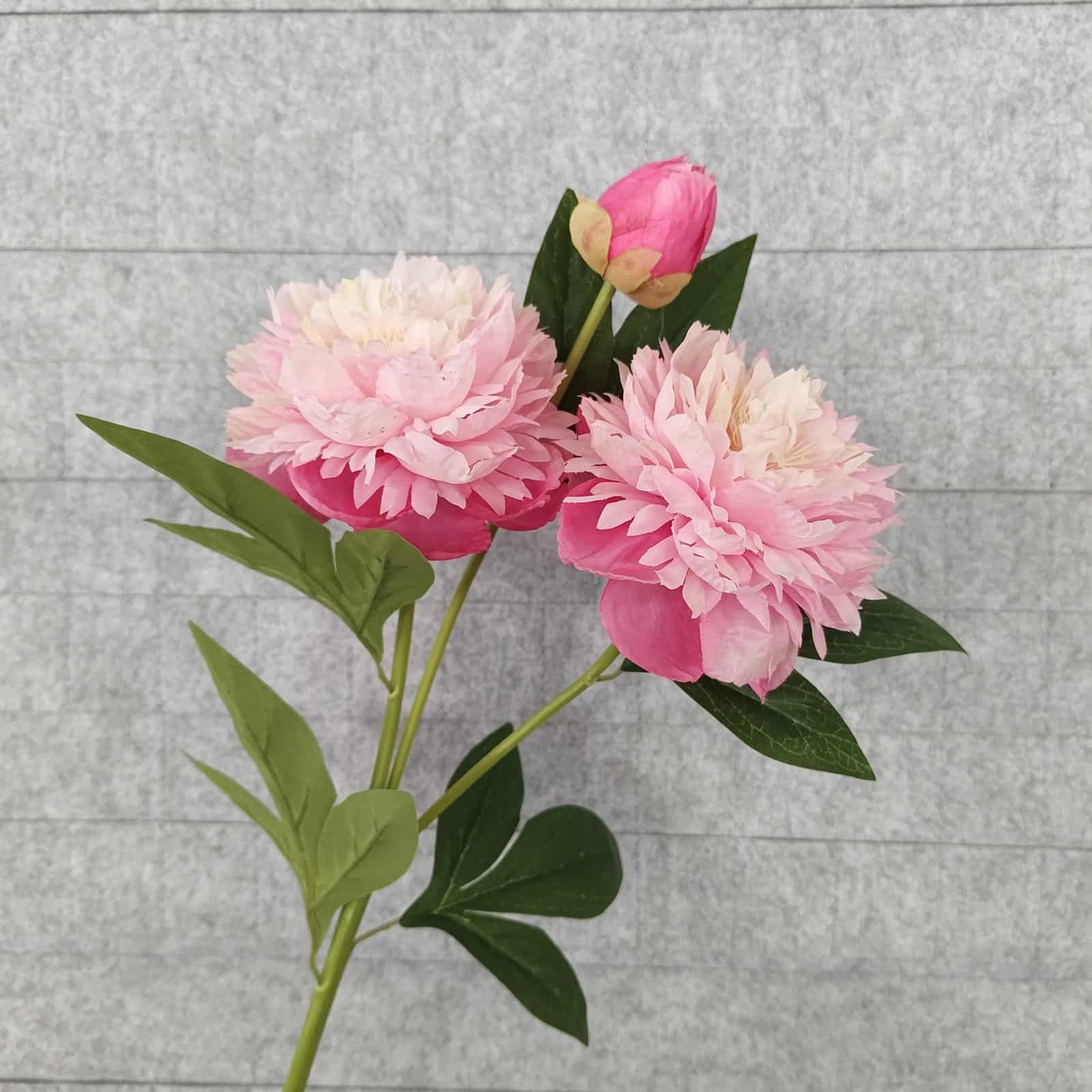 Pink artificial flowers wedding flowers arrangement faux hydrangea 