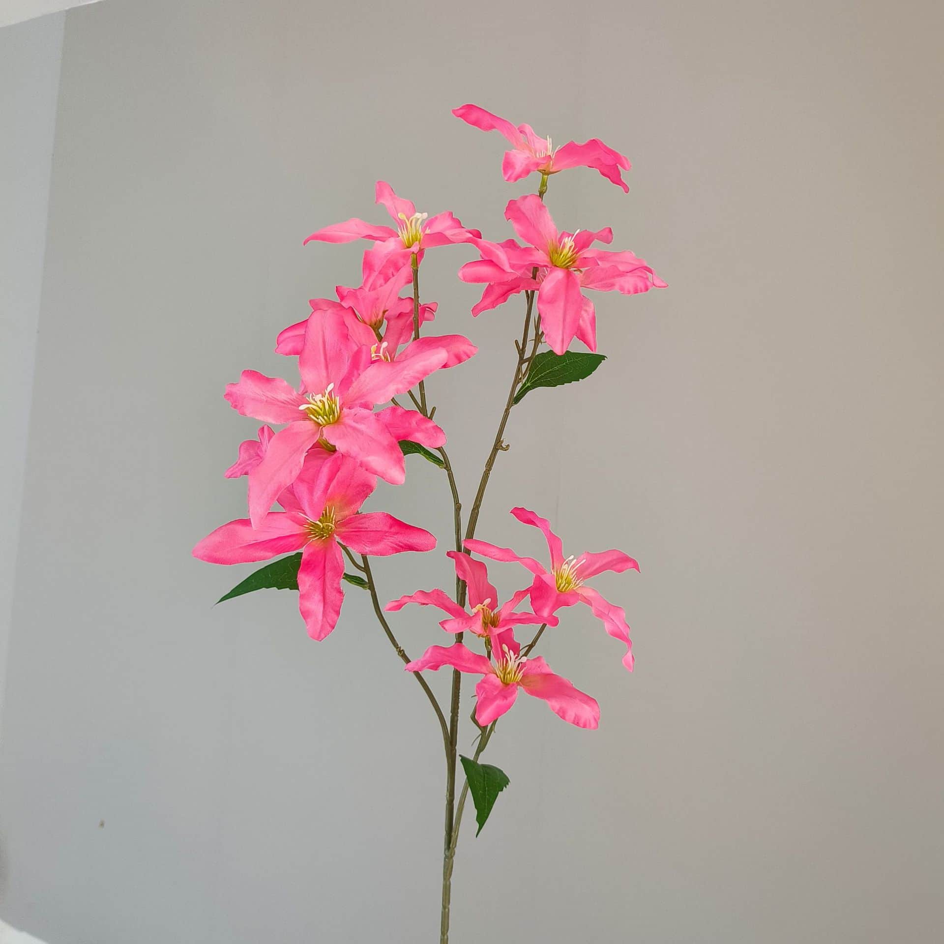 Rose red artificial flowers wedding flowers faux flower arrangement hydrangea lily fake flowers 