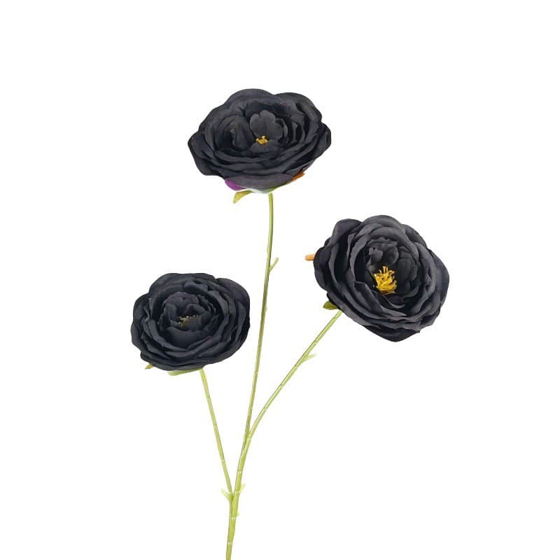 Black artificial flowers wedding flowers arrangement