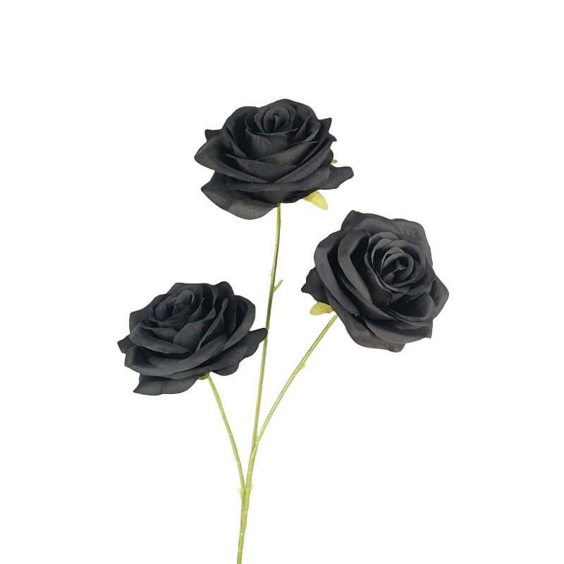 Black artificial flowers wedding flowers arrangement