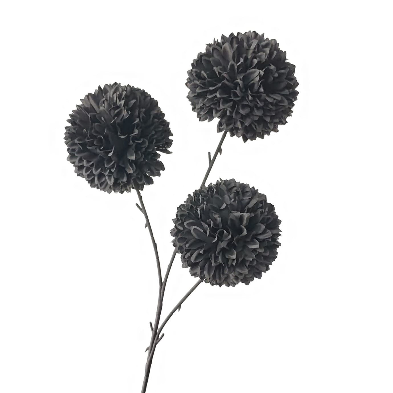 Black artificial flowers wedding flowers arrangement