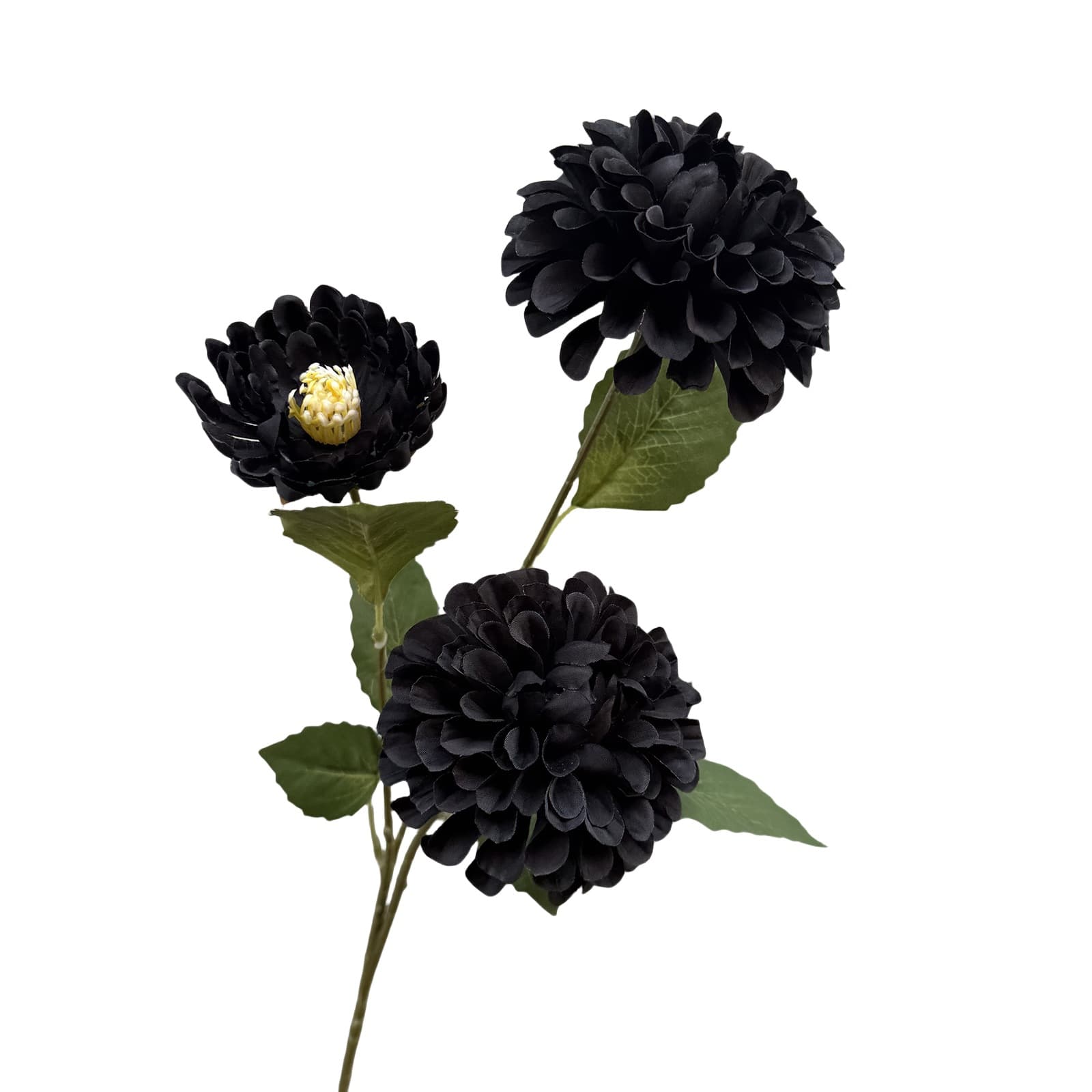 Black artificial flowers wedding flowers arrangement